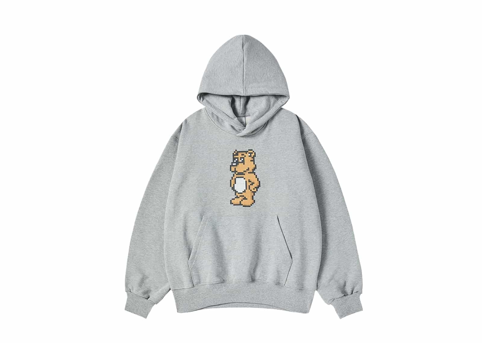 ACME DE LA VIE (ADLV) ADLV Block AC Bear Hoodie Grey
