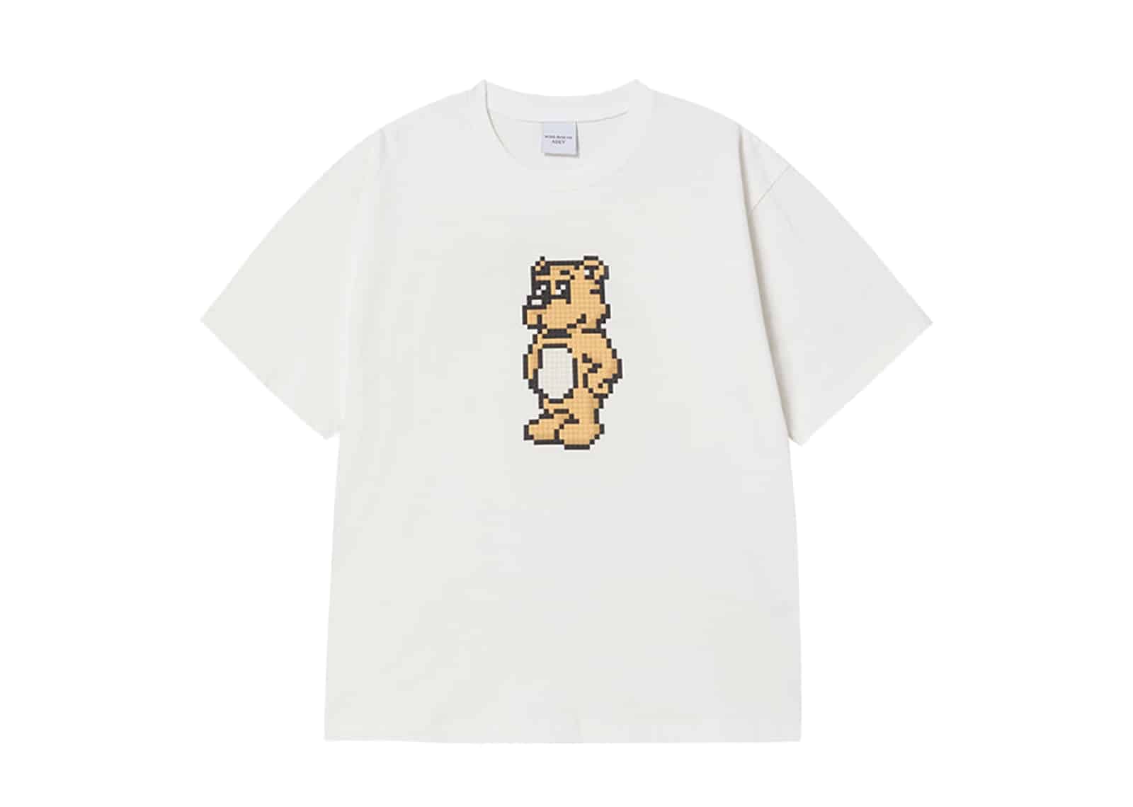ACME DE LA VIE (ADLV) ADLV Block AC Bear Short Sleeve Tee Cream