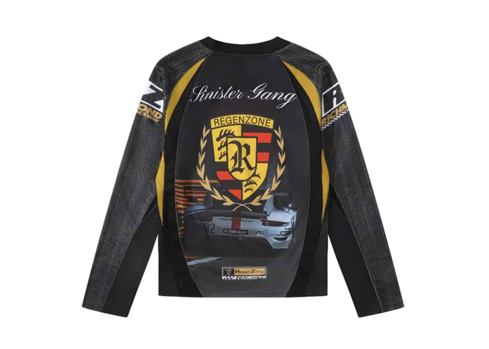REGEN ZONE Racing Speed Long Sleeve Shirt Black