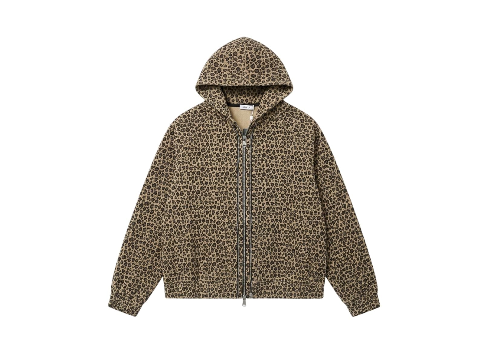 Karakoroo Multi Zip Up Hoodie Leopard Print