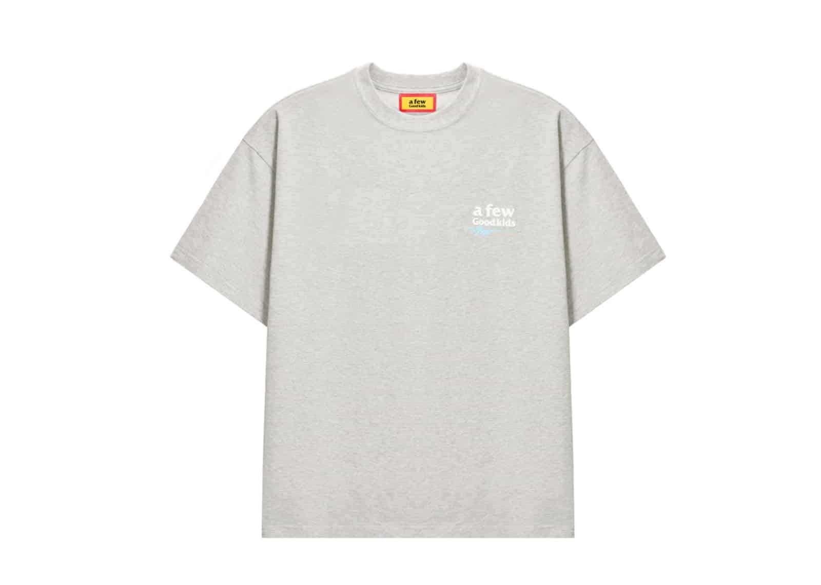 A Few Good Kids Script Logo Tee Grey