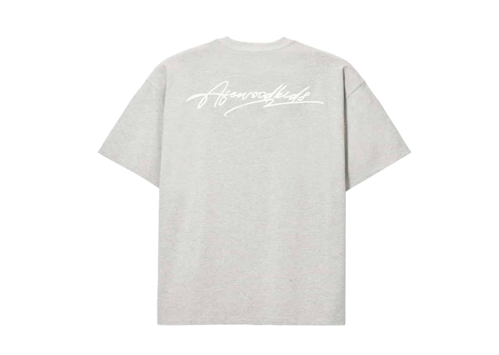 A Few Good Kids Script Logo Tee Grey