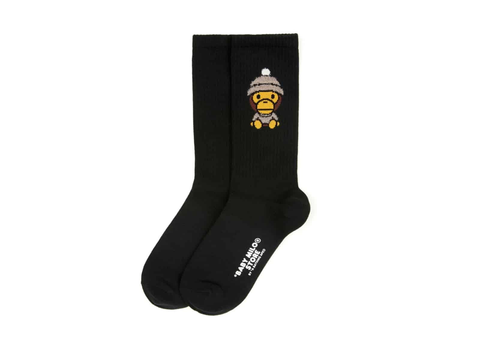BAPE Winter Baby Milo Socks Black