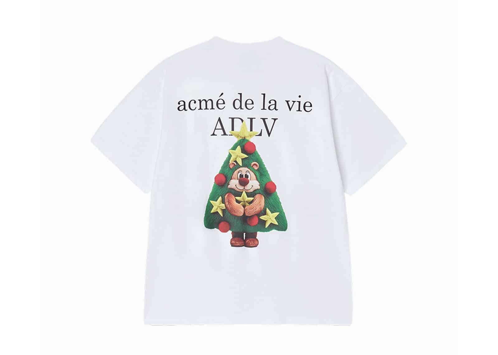 ACME DE LA VIE (ADLV) ADLV AC Bear Tree Tee White