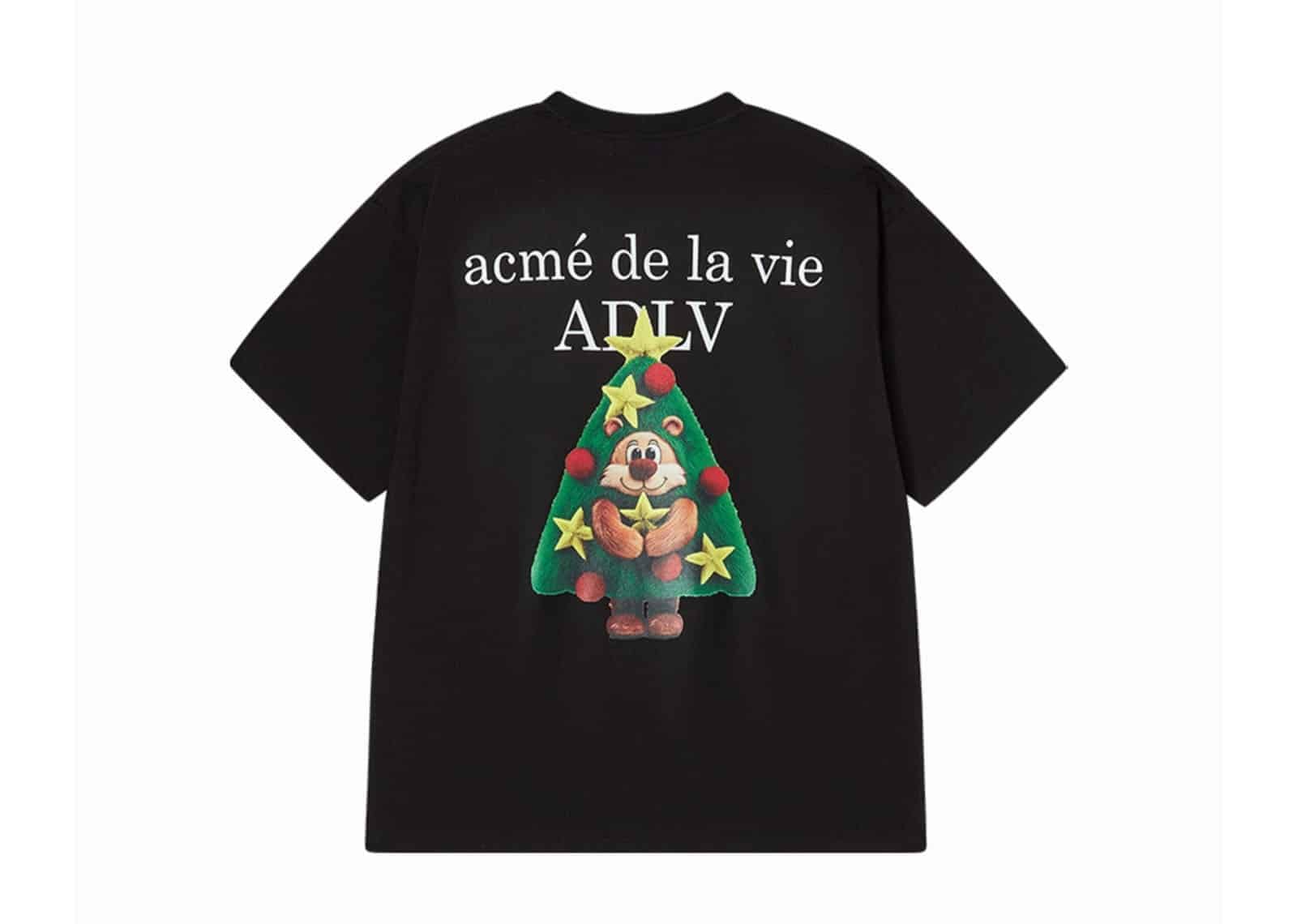 ACME DE LA VIE (ADLV) ADLV AC Bear Tree Tee Black