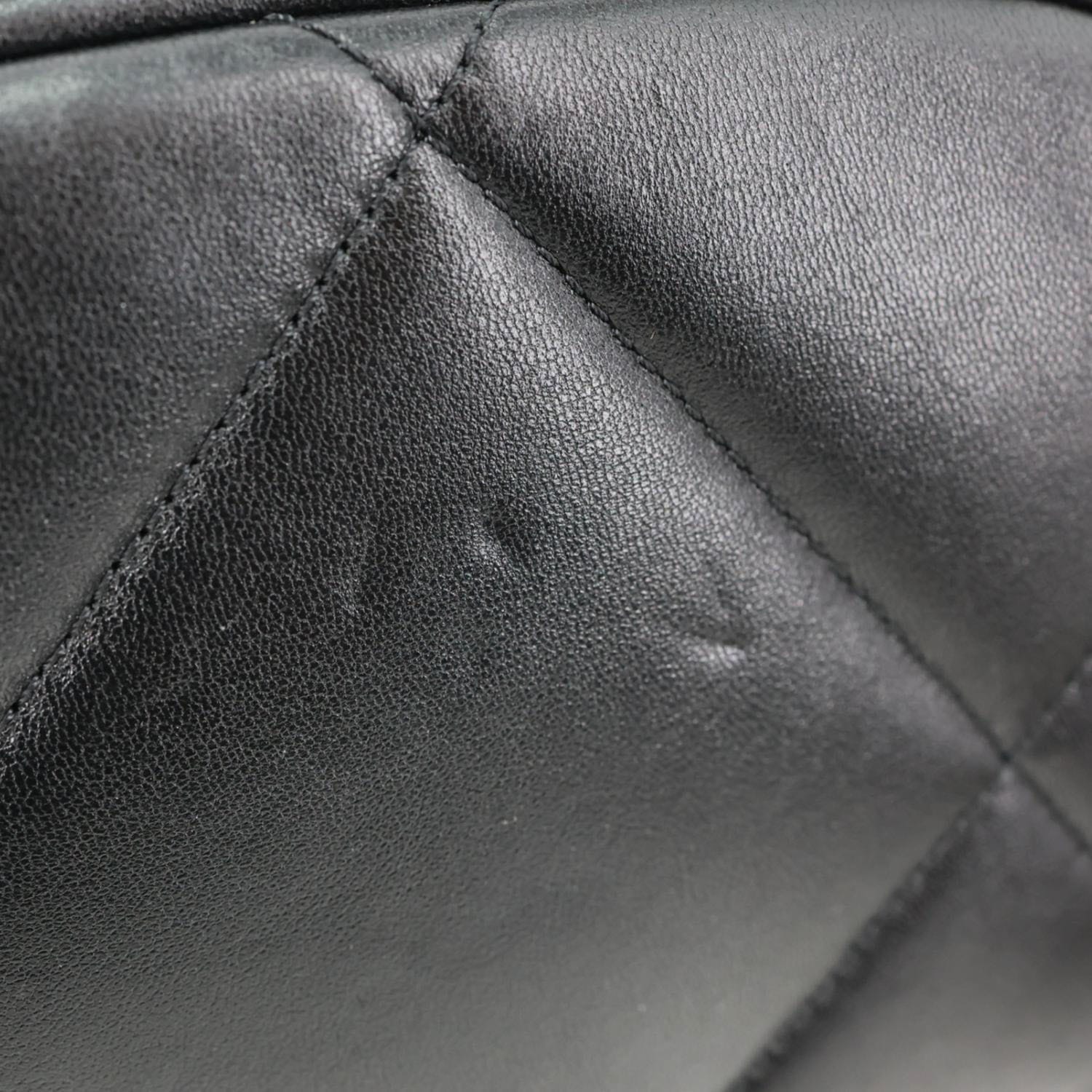 CHANEL 19 Quilted Lambskin Leather Backpack Black