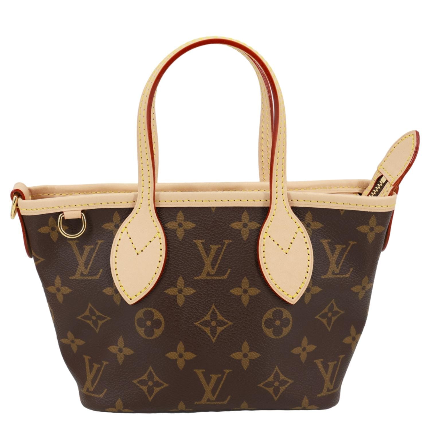 LOUIS VUITTON Neverfull BB Monogram Canvas Tote Bag Brown