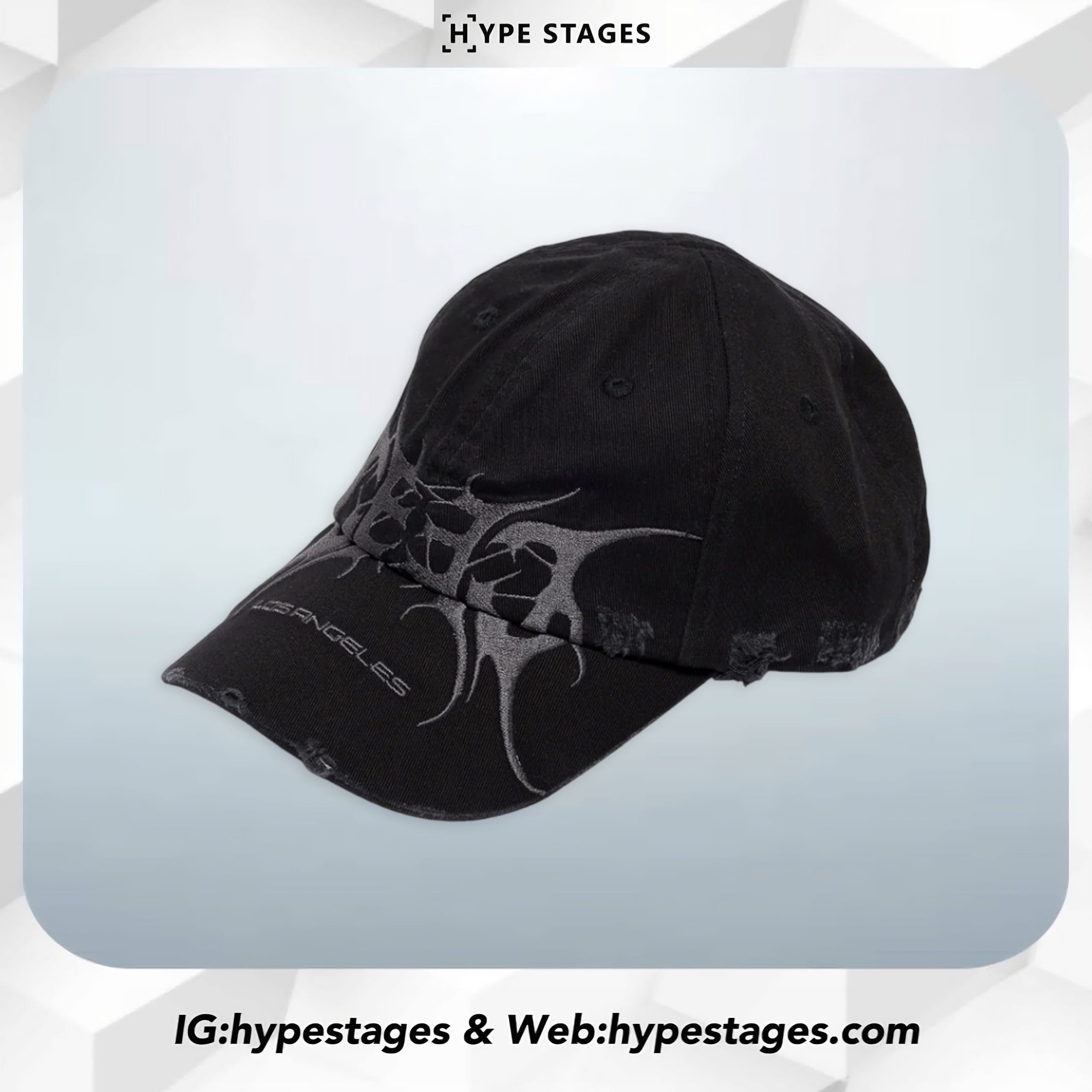 CEECLA LOGO EMBROIDERED RETRO BASEBALL CAP