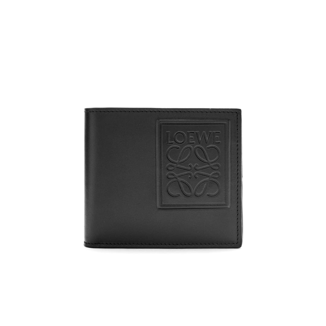 LOEWE CALFSKIN SATIN BIFOLD WALLET