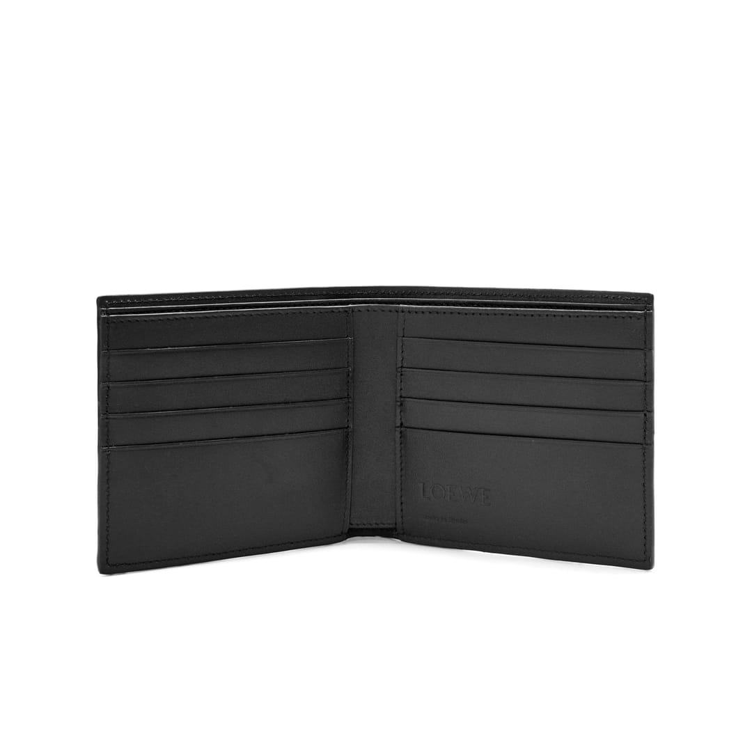 LOEWE CALFSKIN SATIN BIFOLD WALLET