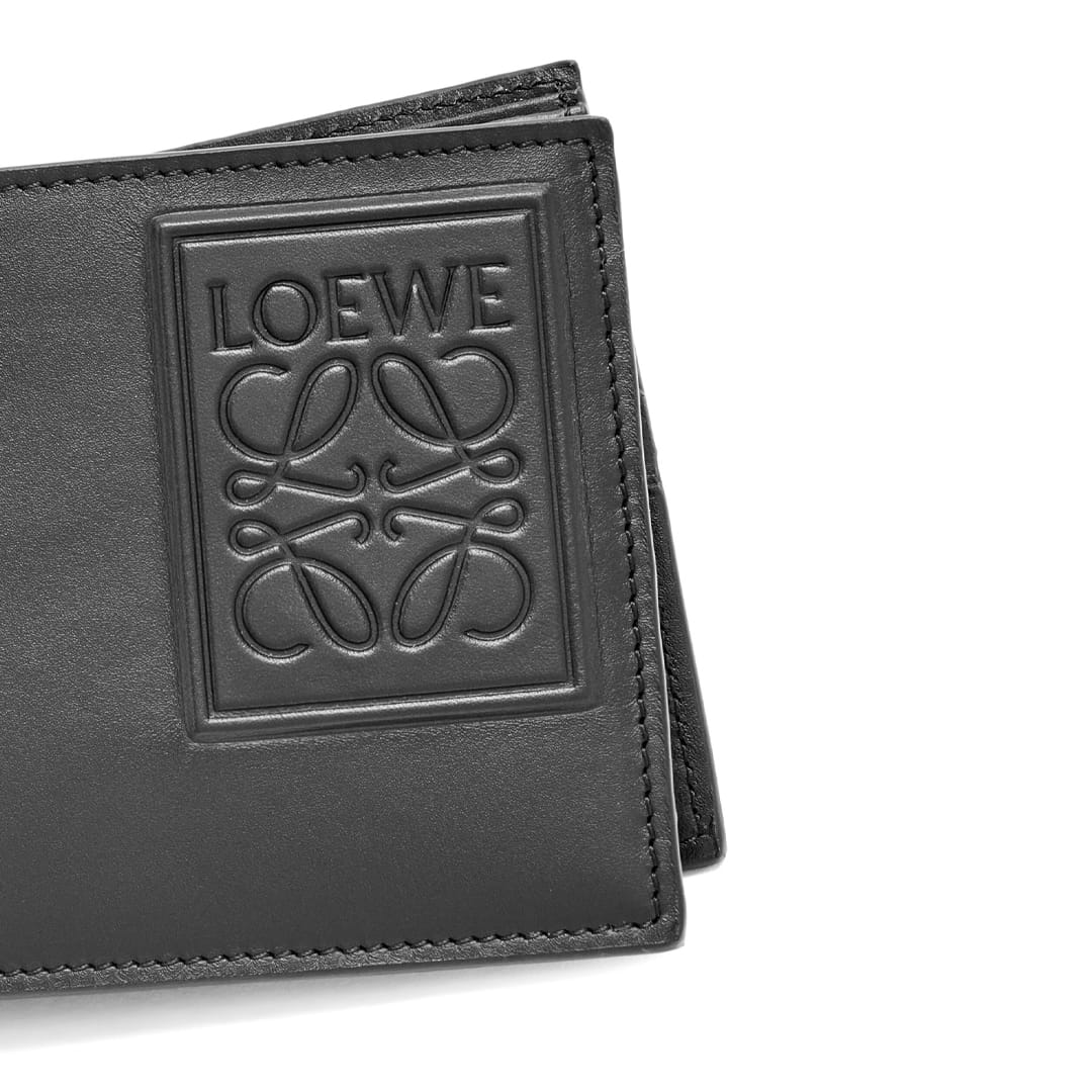 LOEWE CALFSKIN SATIN BIFOLD WALLET