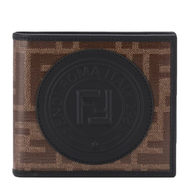 FENDI BROWN BI-FOLD WALLET