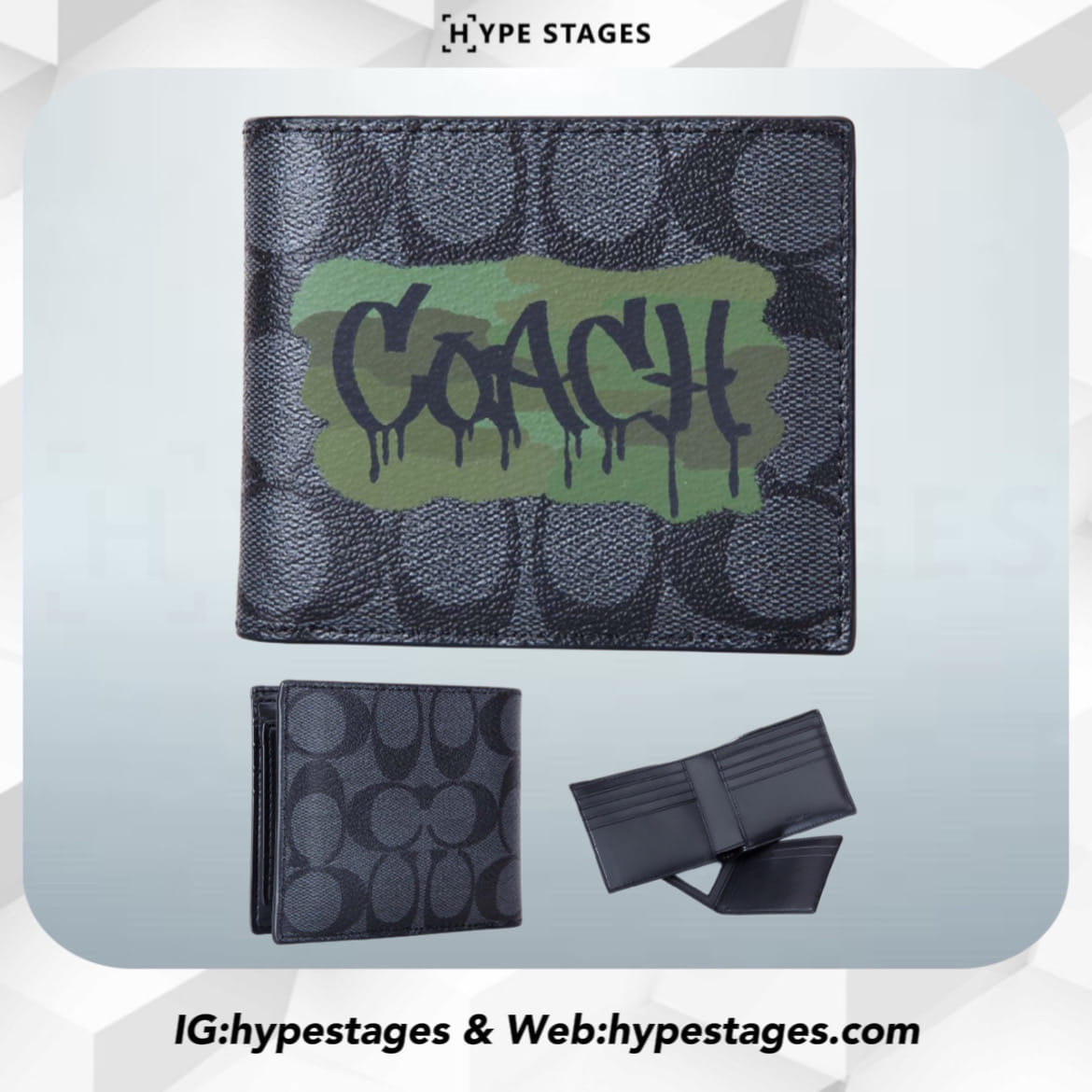 COACH SIGNATURE GRAFITTI WALLET