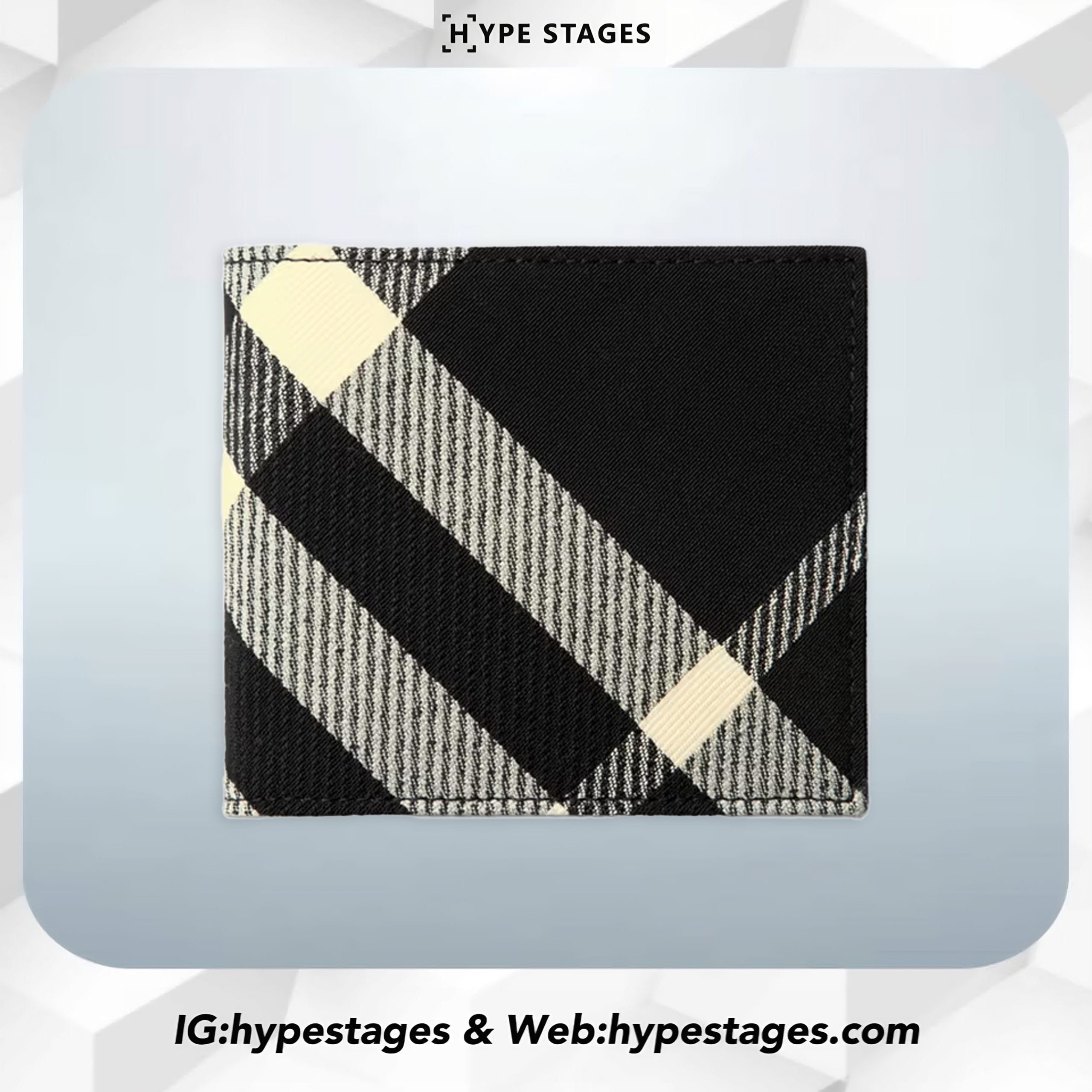 BURBERRY CHECK BIFOLD WALLET
