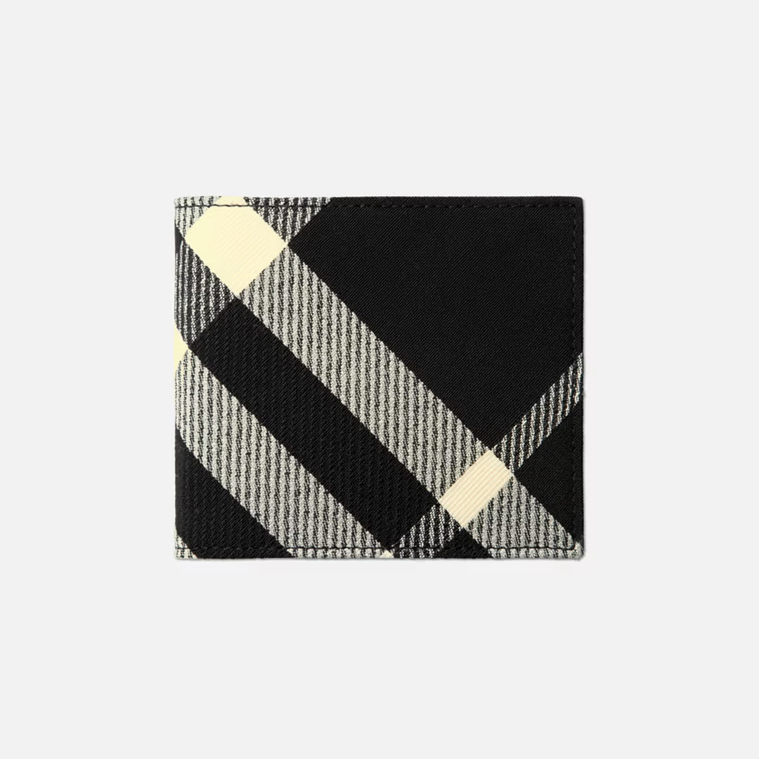 BURBERRY CHECK BIFOLD WALLET