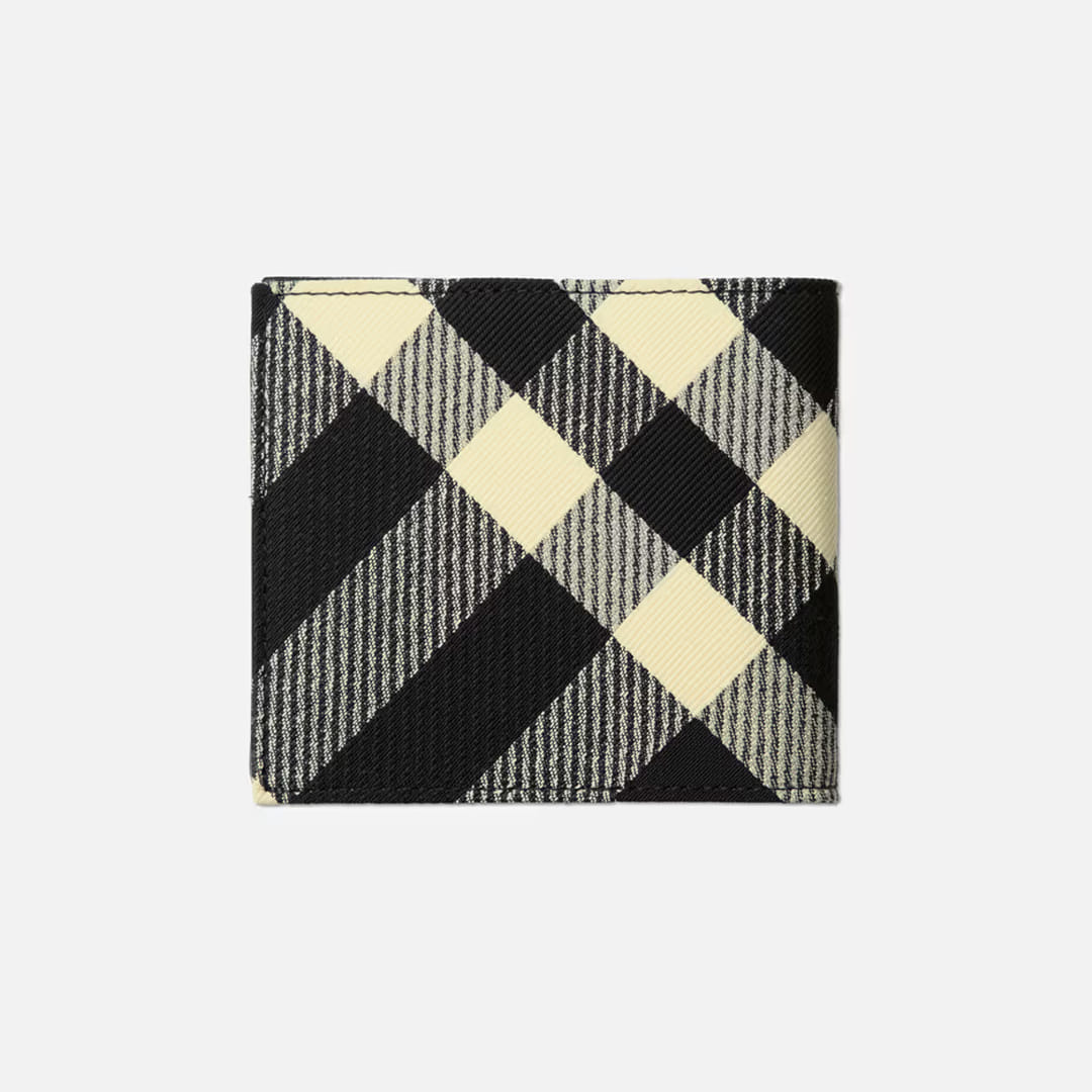 BURBERRY CHECK BIFOLD WALLET