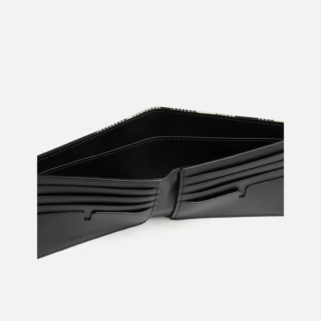 BURBERRY CHECK BIFOLD WALLET