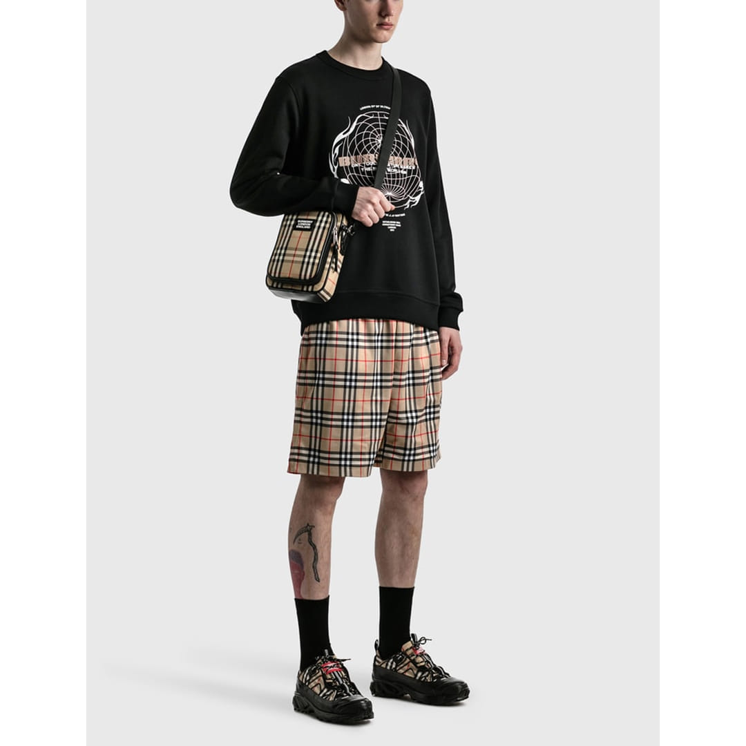 BURBERRY CHECK MOTIF FREDDIE SHOULDER BAG