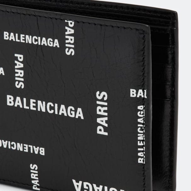 BALENCIAGA LOGO BIFOLDED WALLET