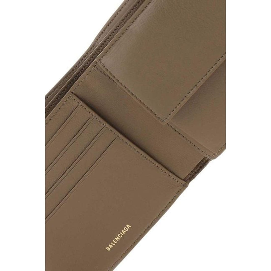 BALENCIAGA BB MONOGRAM KHAKI WALLET