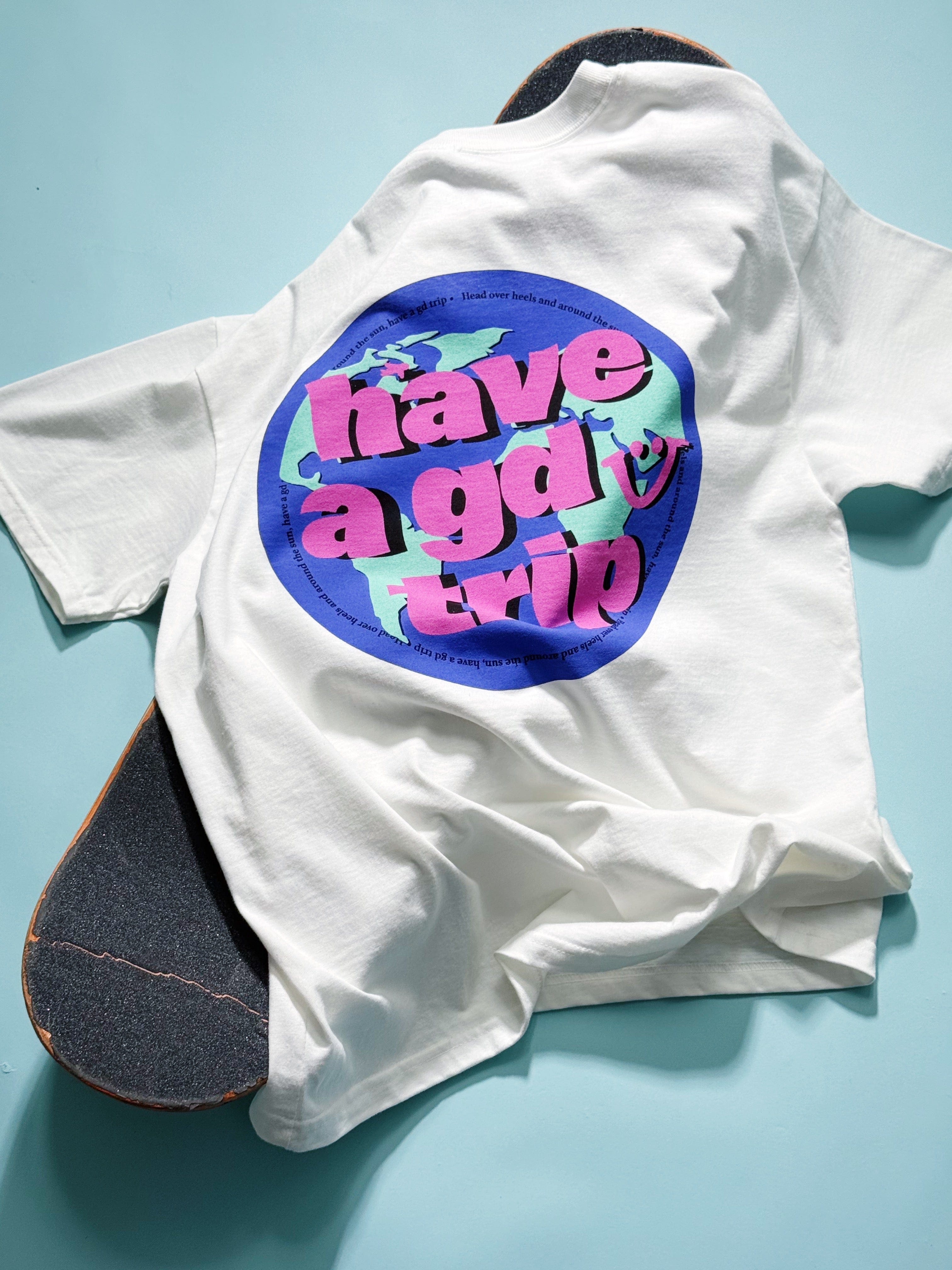HAVE A GD TRIP 'Around the Sun' Tee - White
