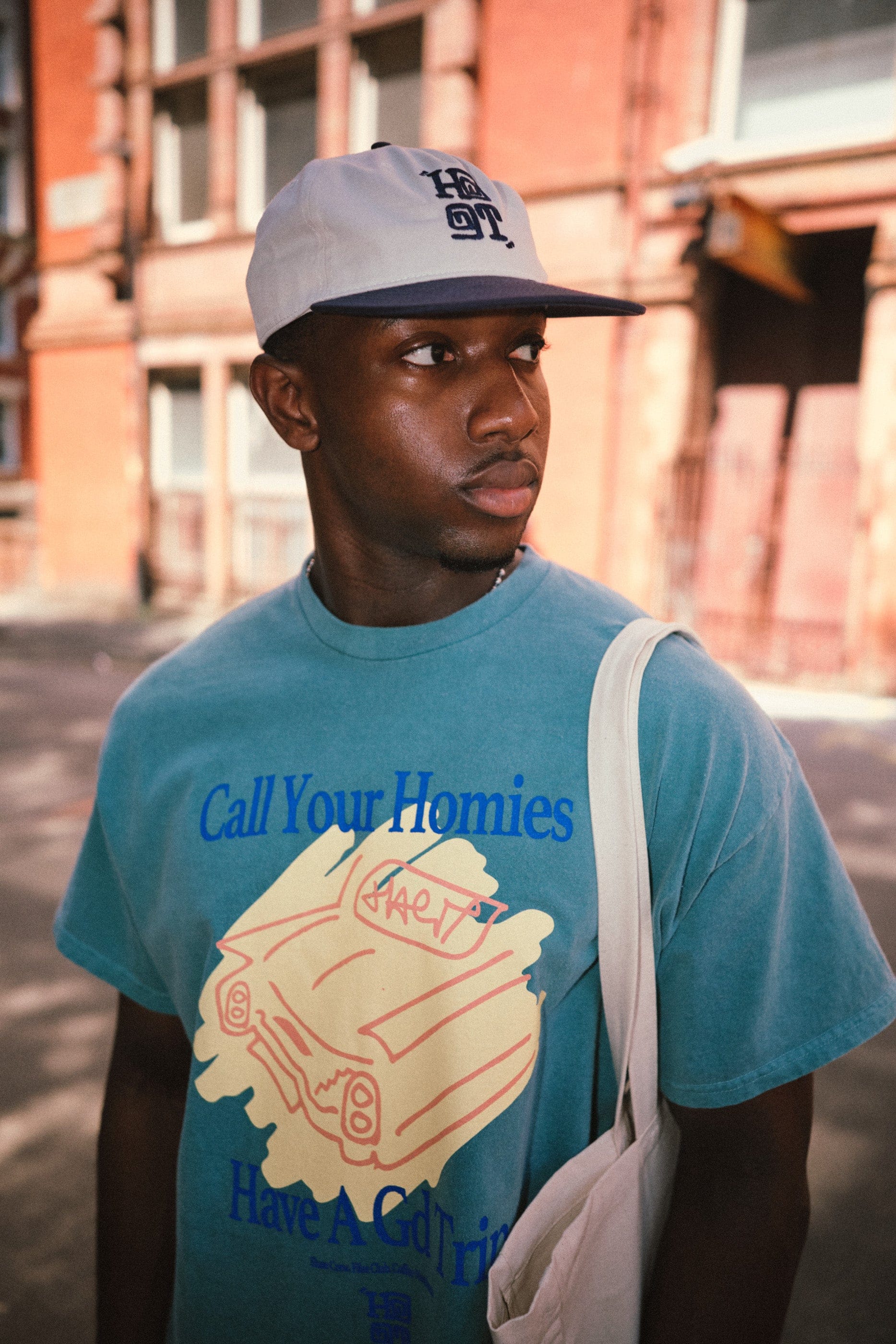 HAVE A GD TRIP 'On The Road' Vintage Washed Tee - Aqua