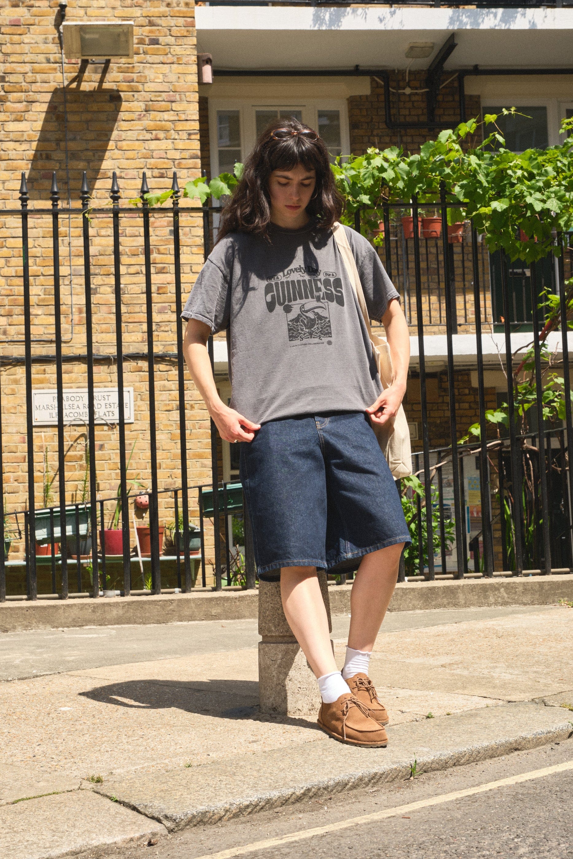 Guinness x UN:IK 'Locations' Vintage Washed Tee - Black