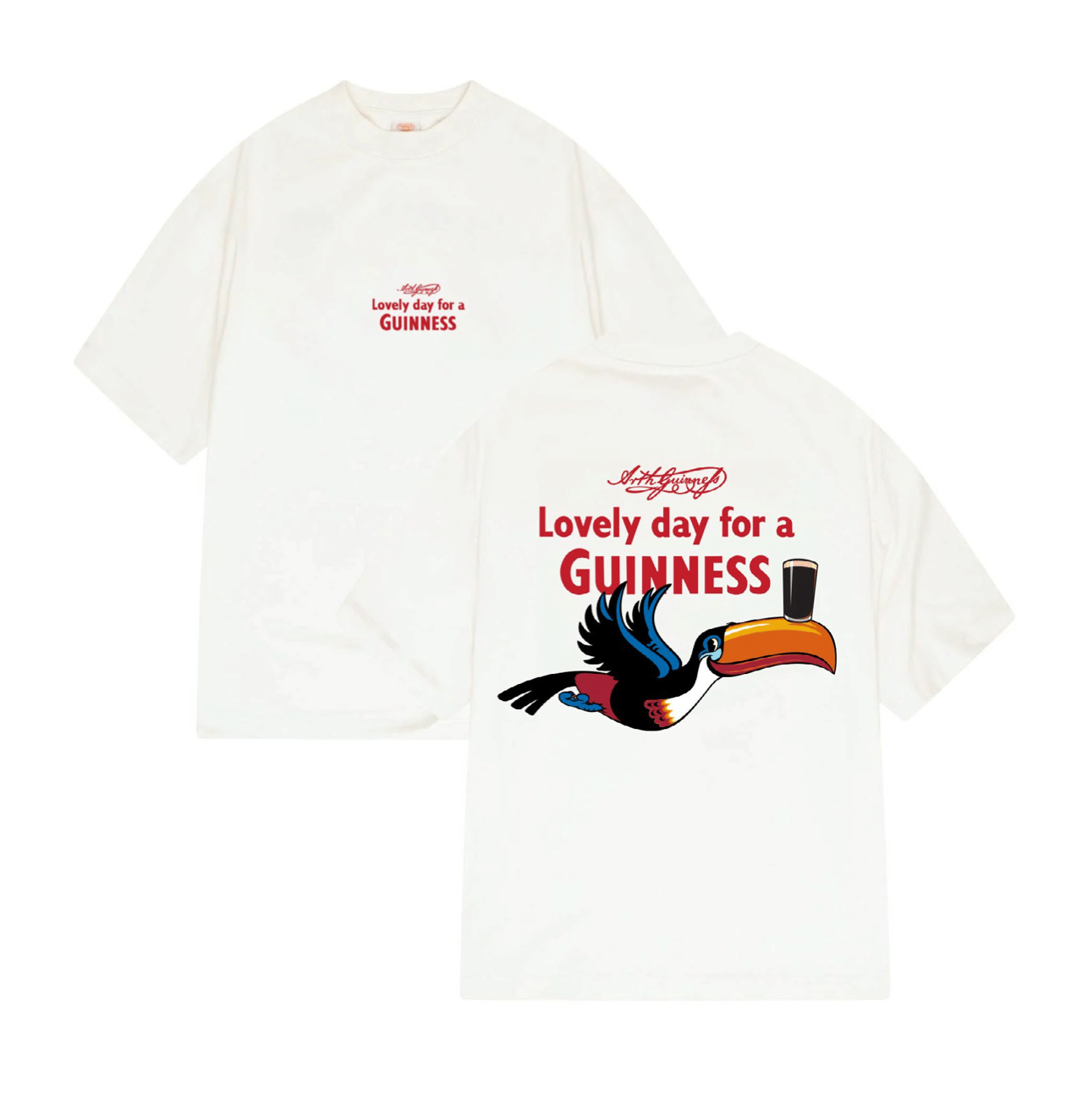 Guinness x UN:IK 'Toucan' Tee - White