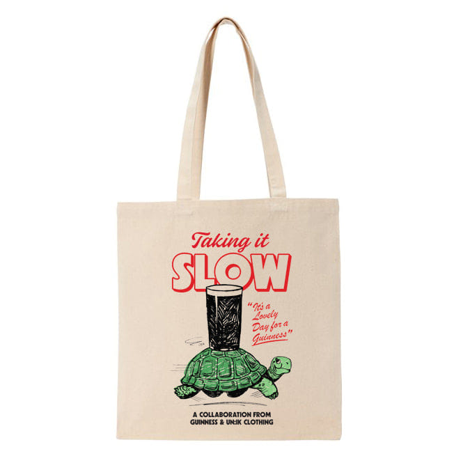 Guinness x UN:IK 'Tortoise' Tote Bag - Natural