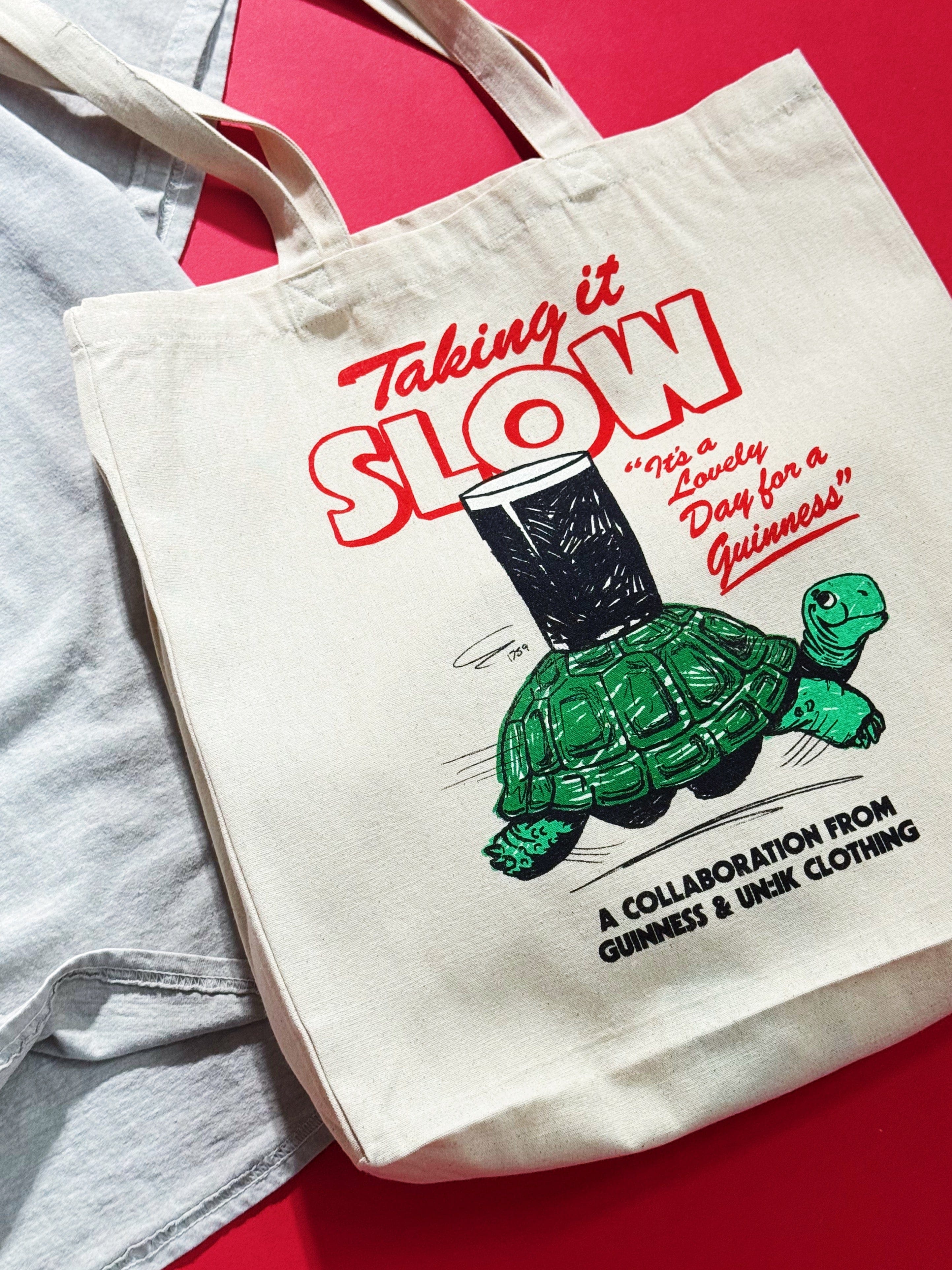 Guinness x UN:IK 'Tortoise' Tote Bag - Natural