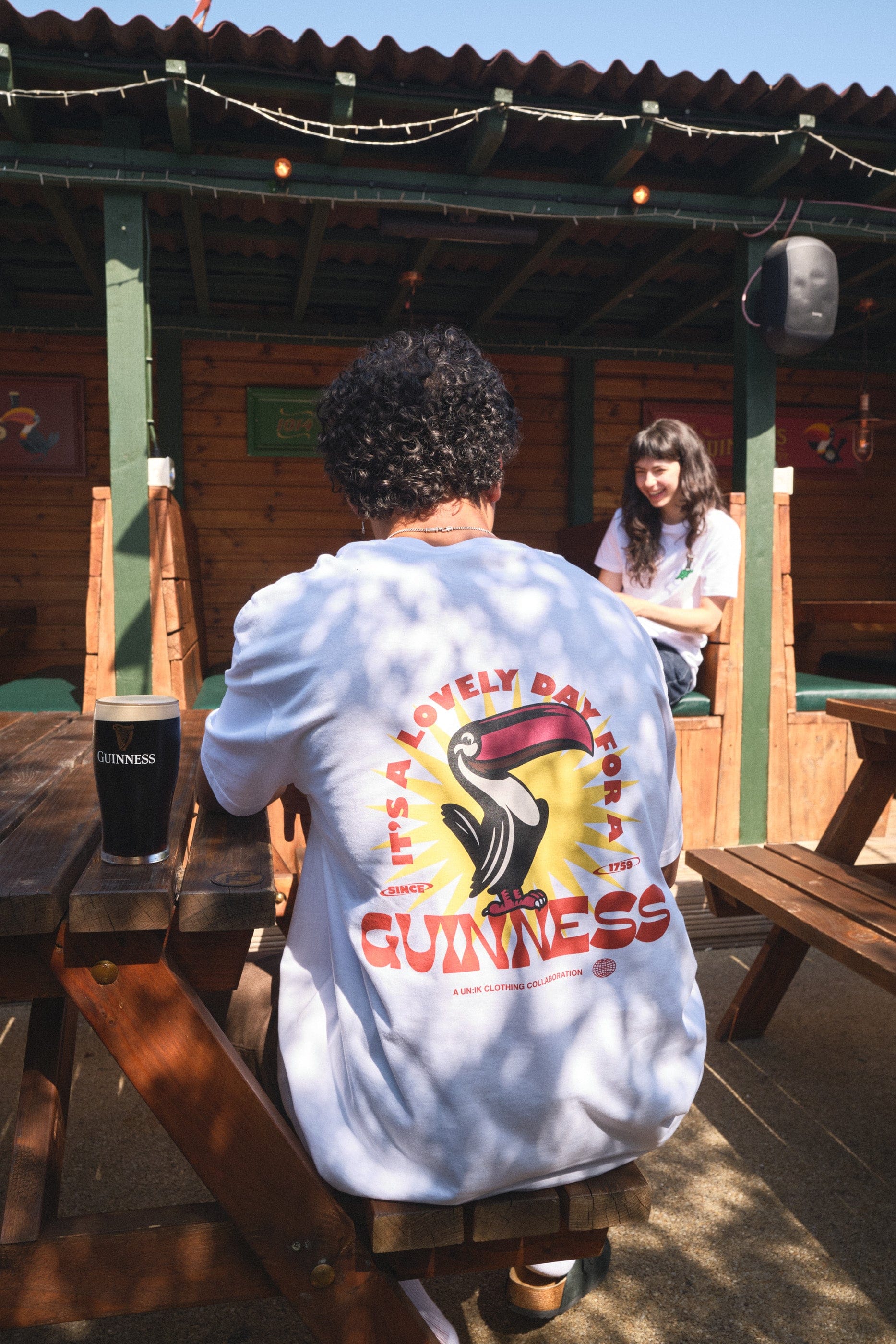 Guinness x UN:IK 'Sunshine Toucan' Tee & Print Bundle