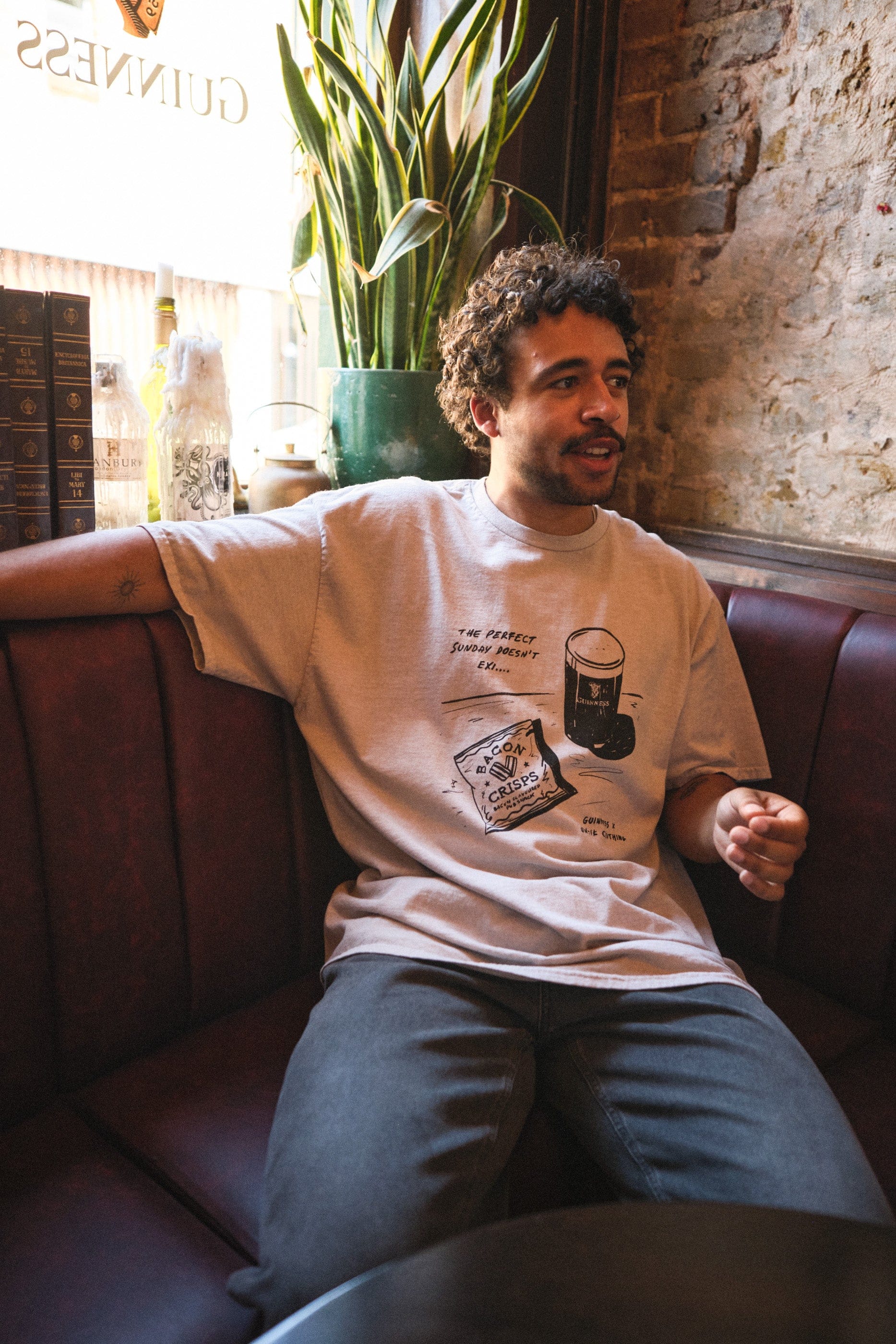 Guinness x UN:IK 'Perfect Sunday' Vintage Washed Tee & Print Bundle