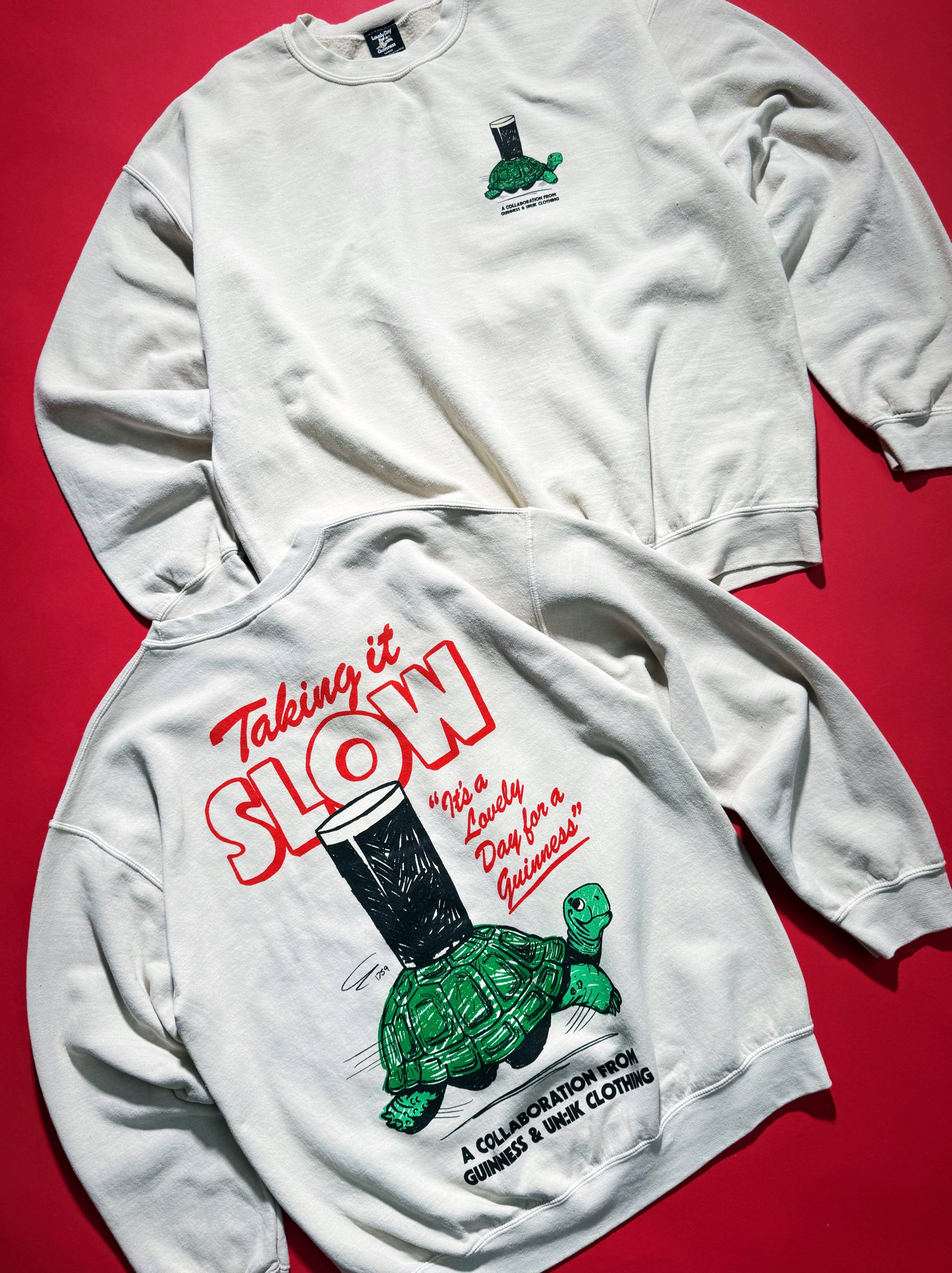 Guinness x UN:IK 'Tortoise' Vintage Washed Sweater & Tote Bundle