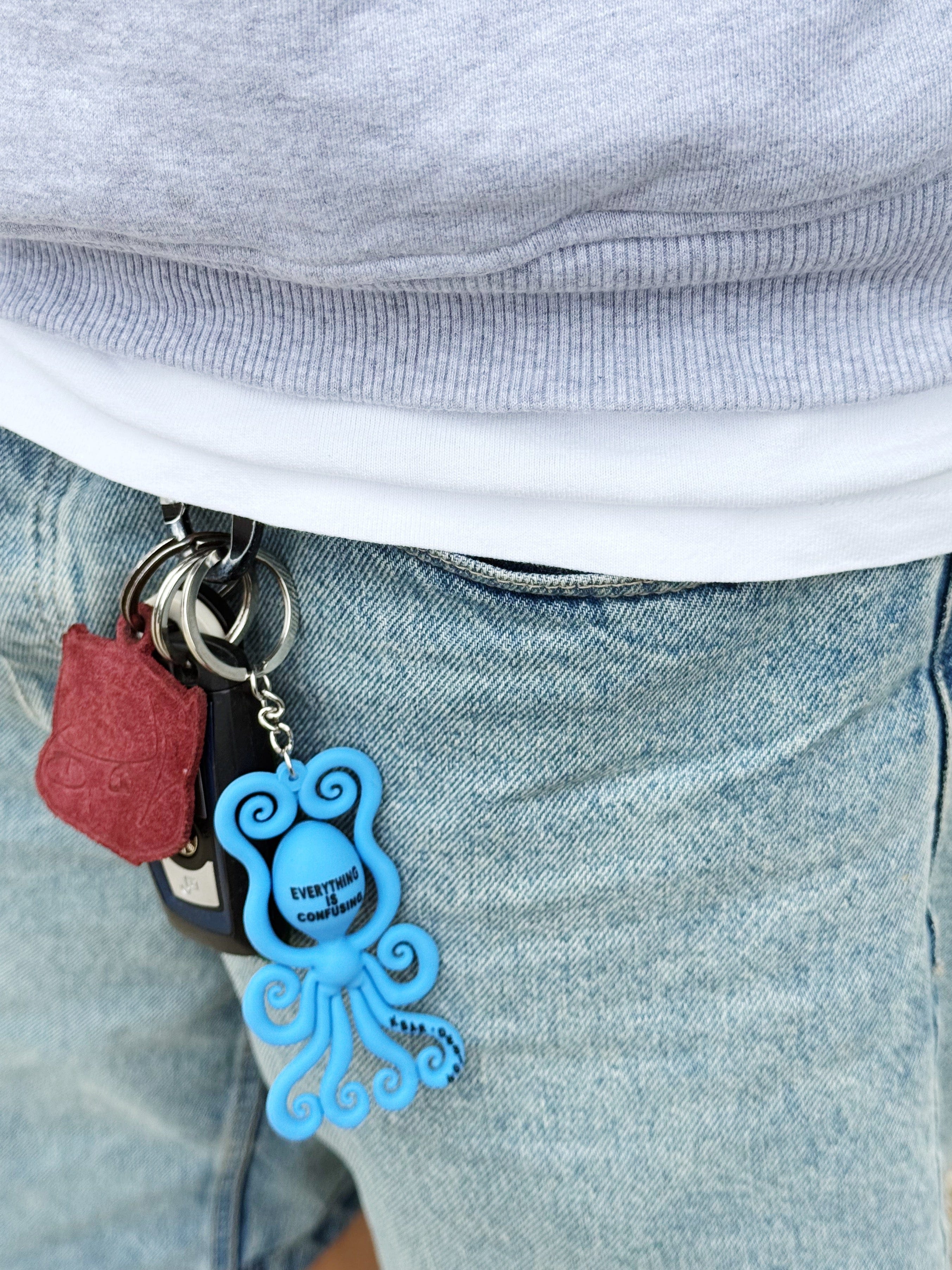KBar Design KBAR X UN:IK 'Everything is Confusing' Rubber Keyring