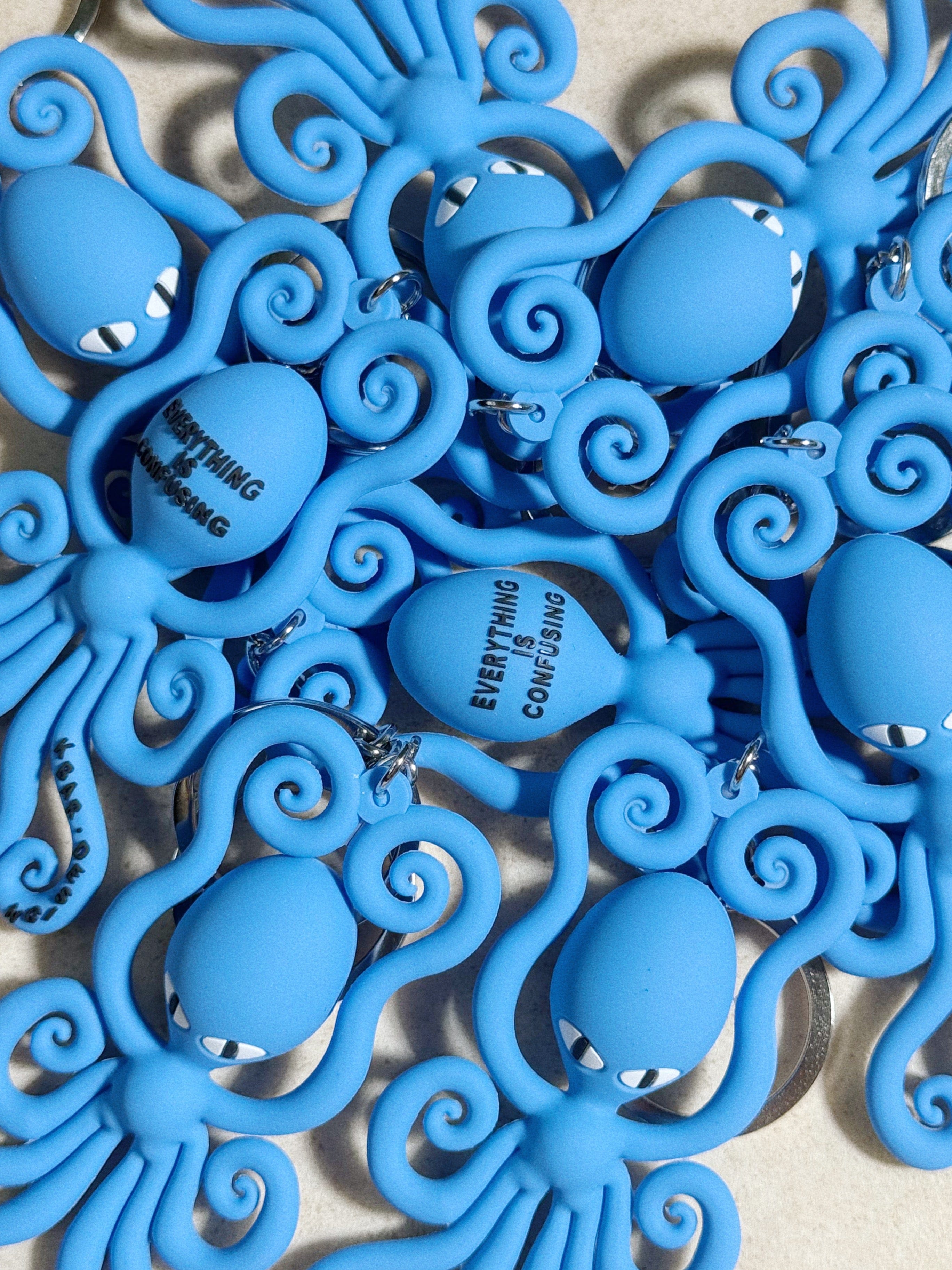 KBar Design KBAR X UN:IK 'Everything is Confusing' Rubber Keyring