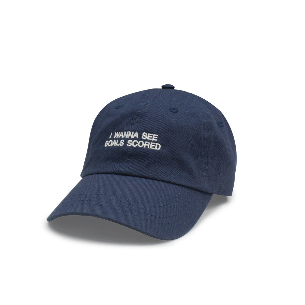 Vice 84 'I Wanna See Goals Scored' 6 Panel Dad Cap - Navy