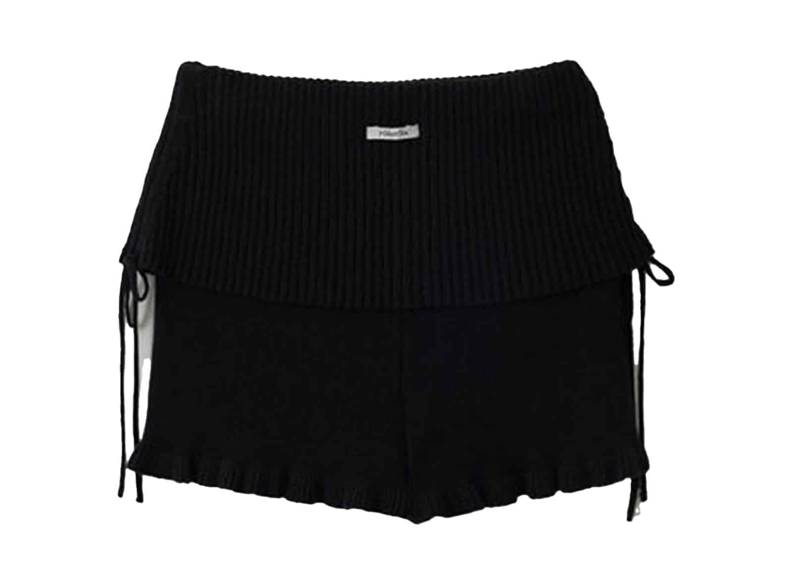 Rolarola Shirring Knit Short Pants Black