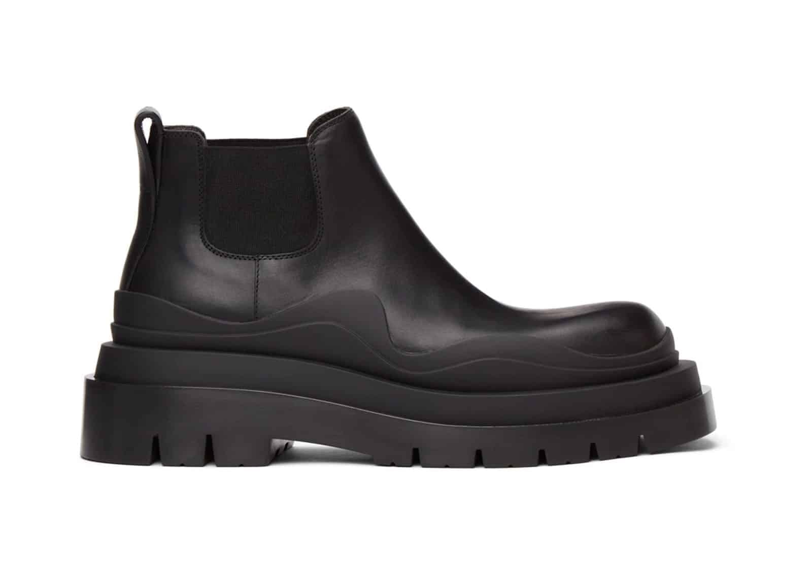 BOTTEGA VENETA ‘The Tire’ Chelsea Boots Black Low