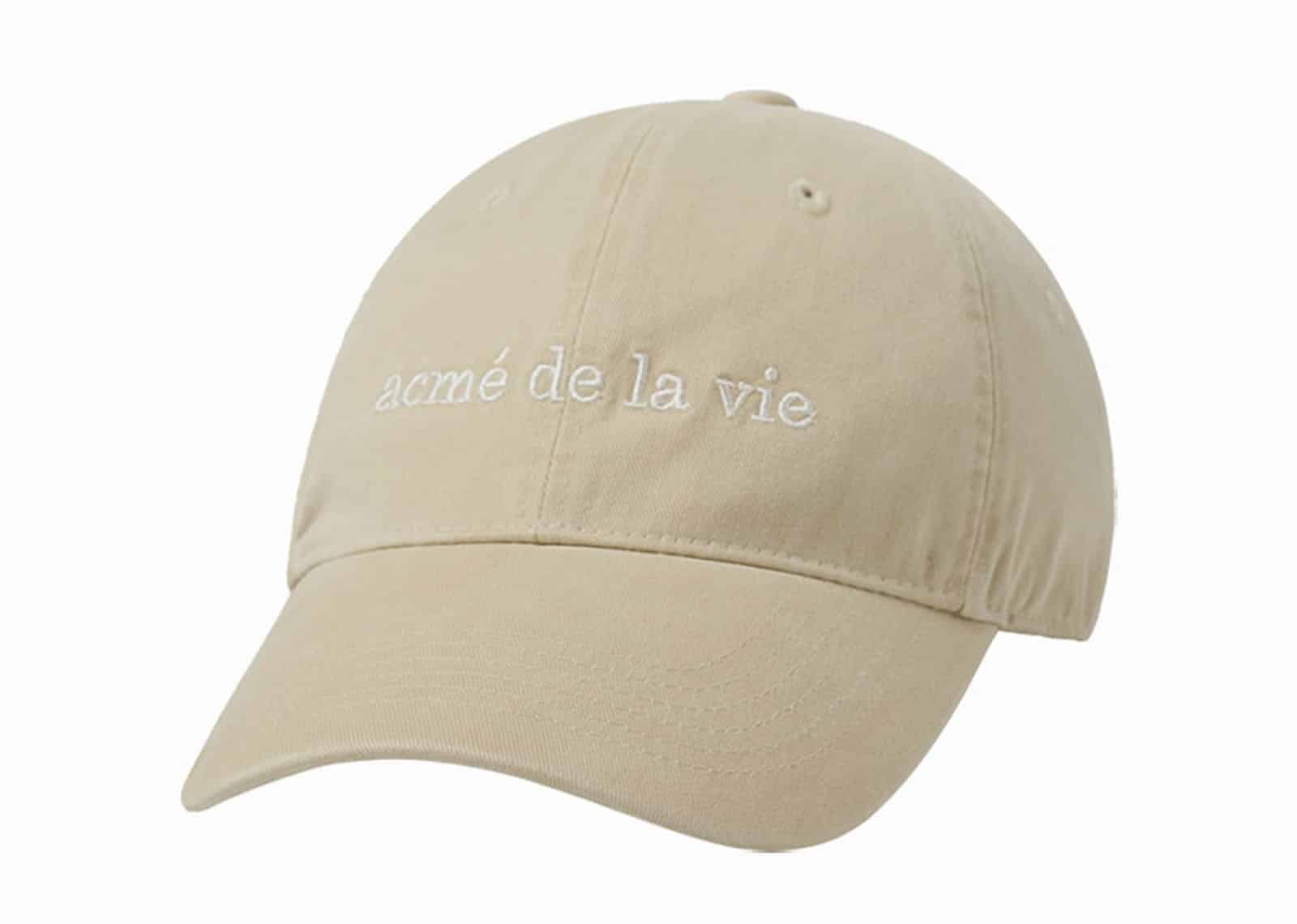 ACME DE LA VIE (ADLV) ADLV Basic Big Logo Ball Cap Beige