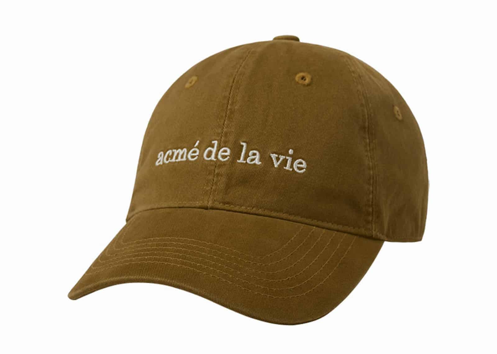 ACME DE LA VIE (ADLV) ADLV Basic Big Logo Ball Cap Khaki