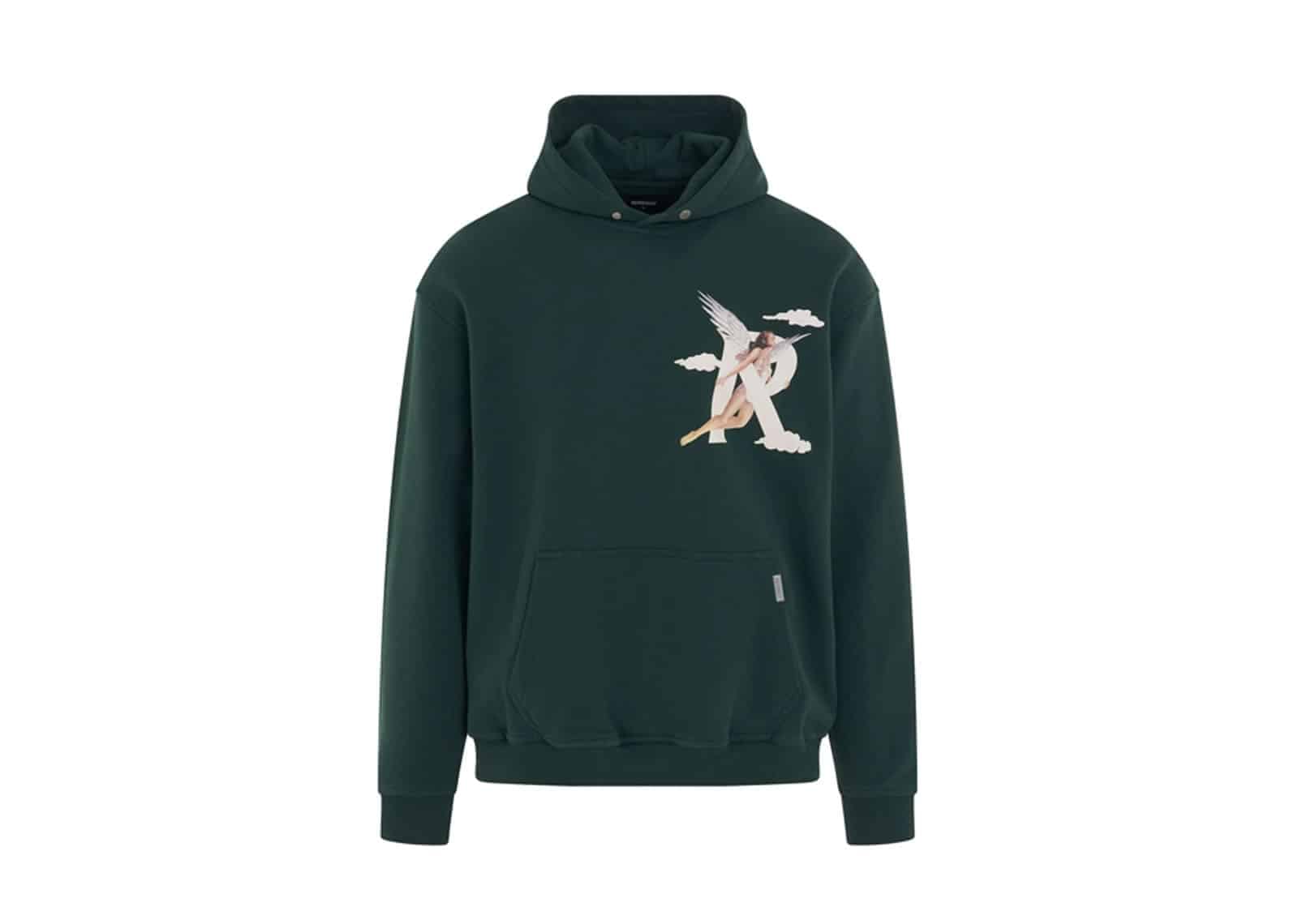 Represent Storm In Heaven Hoodie Racing Green