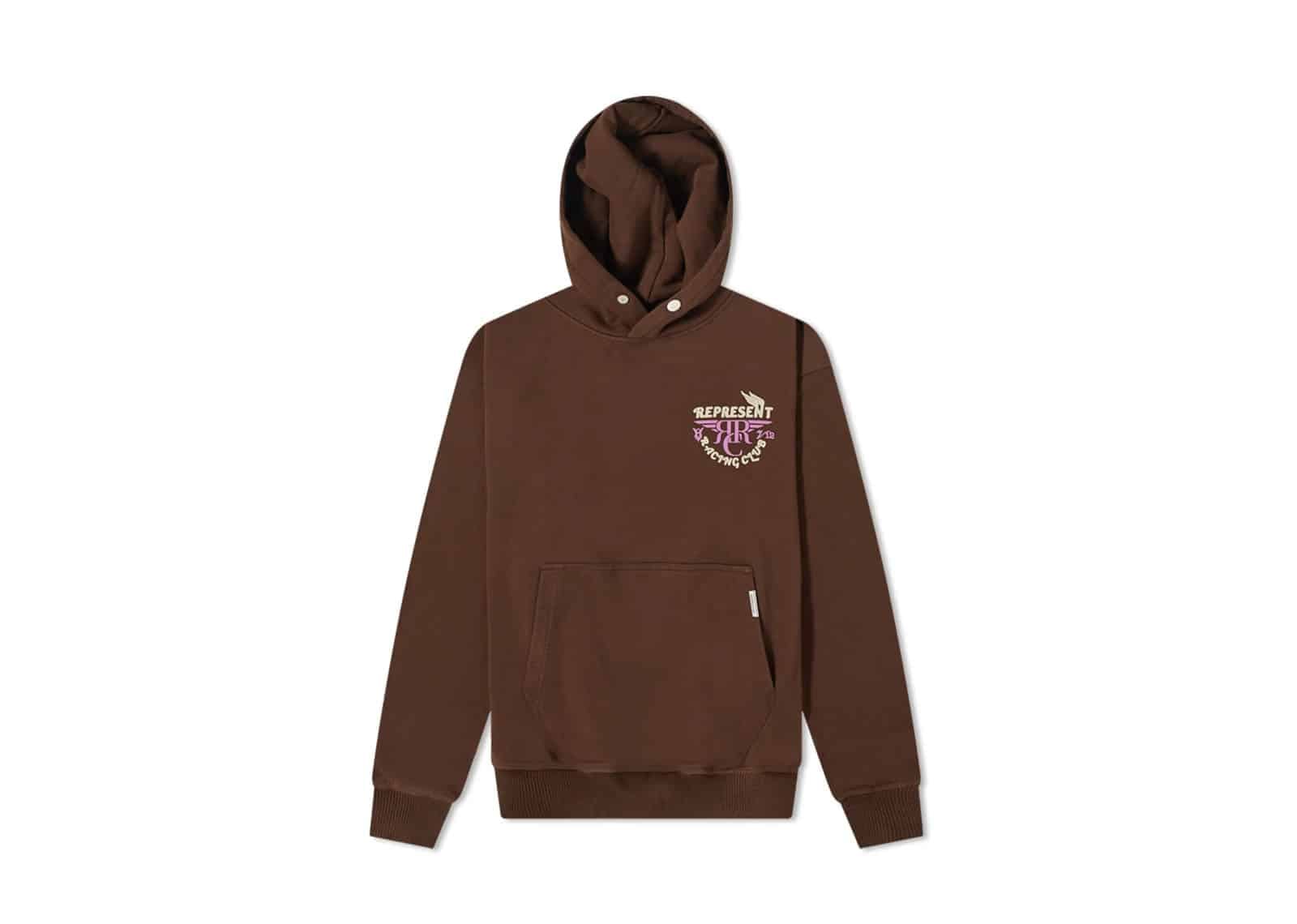 Represent Racing Club Hoodie Vintage Brown