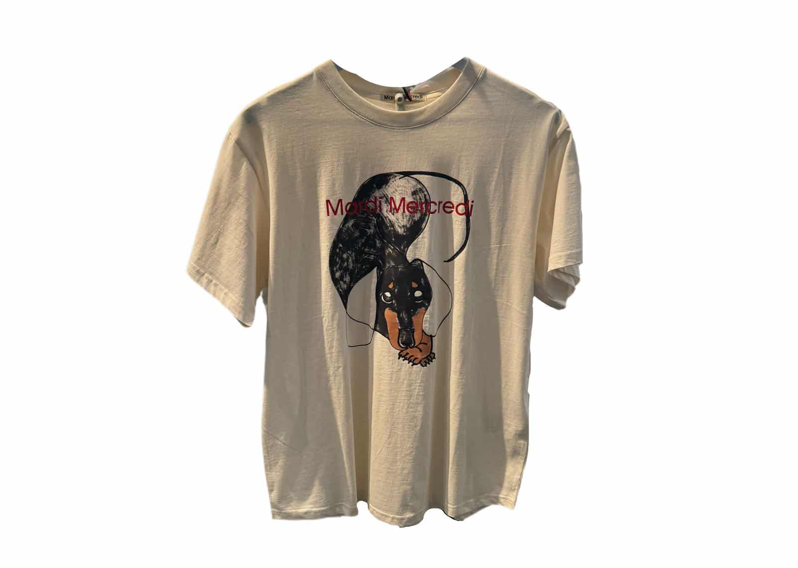 Mardi Mercredi Drawing CH DDANJI Rest Tee Cream