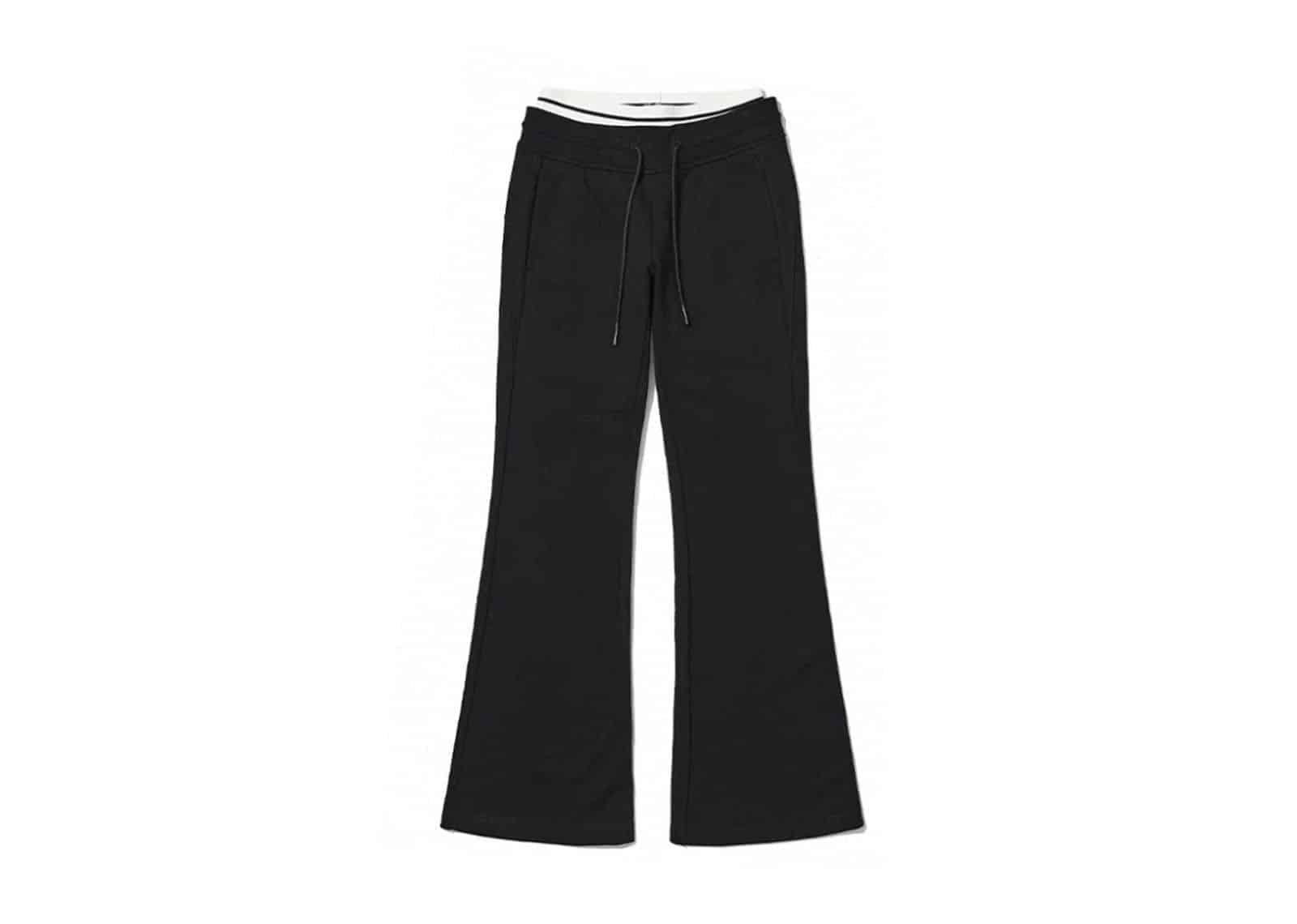 Vulcan Bravomavie Double Waist Sweatpants Black #005