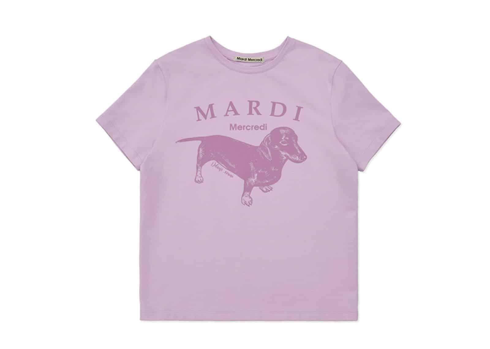 Mardi Mercredi (Exclusive) Slim Tee DDANJI Pastel Lavender