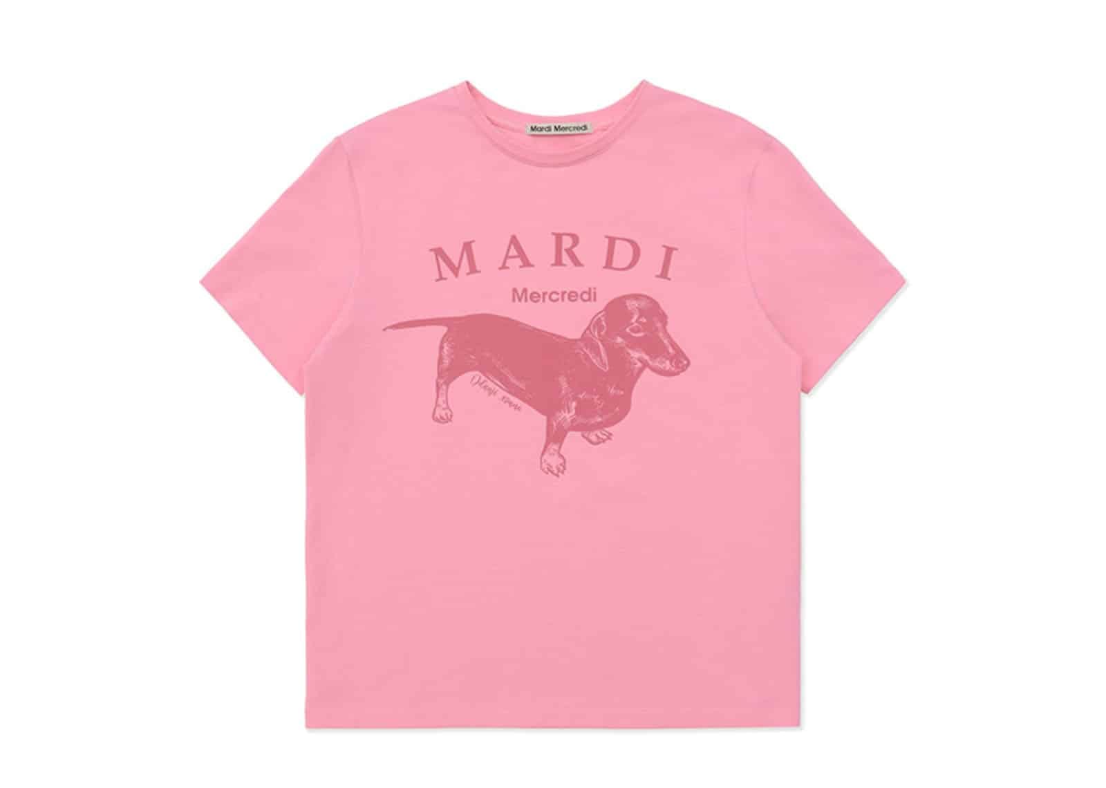 Mardi Mercredi (Exclusive) Slim Tee DDANJI Pastel Pink