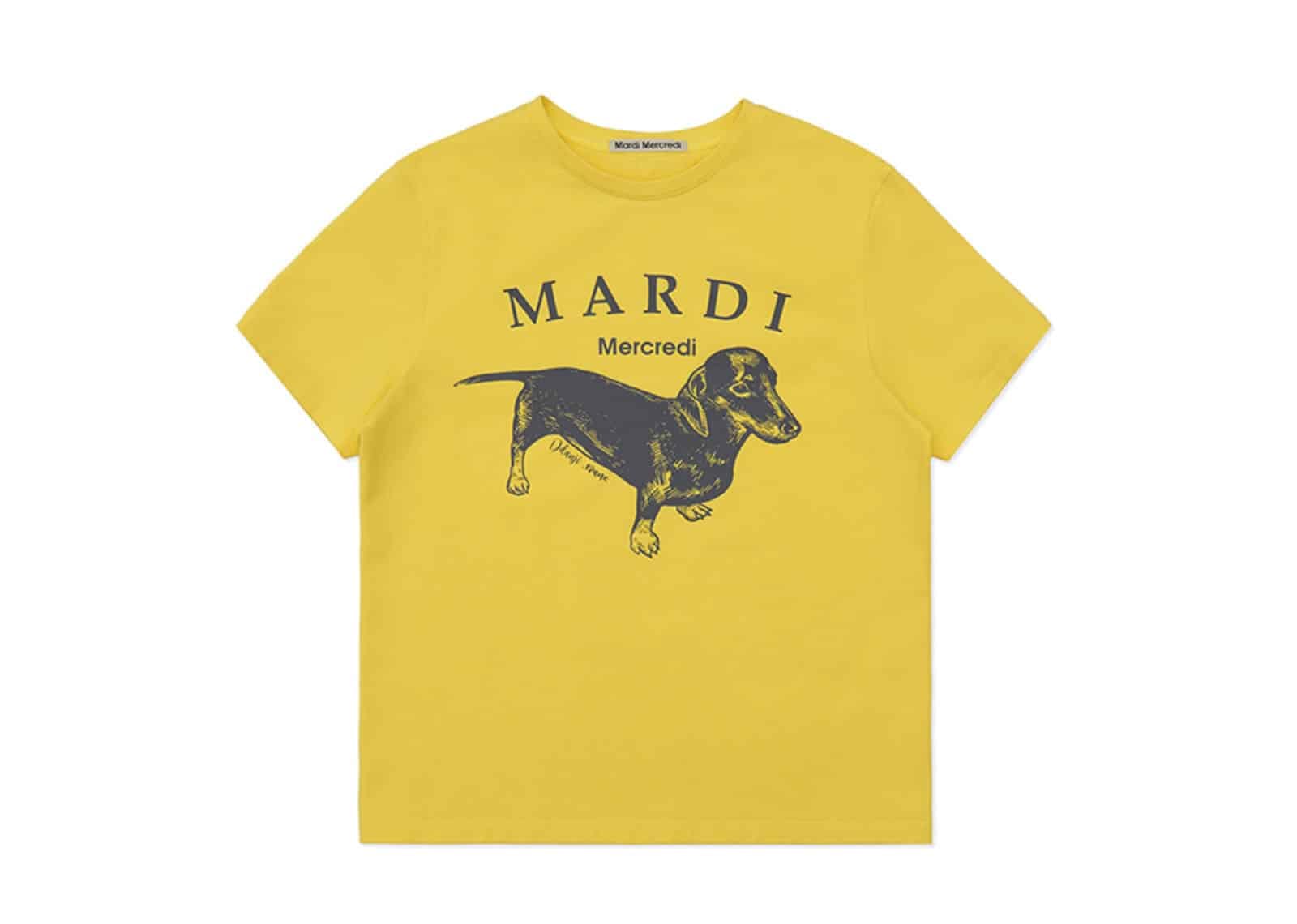 Mardi Mercredi (Exclusive) Slim Tee DDANJI Vivid Yellow