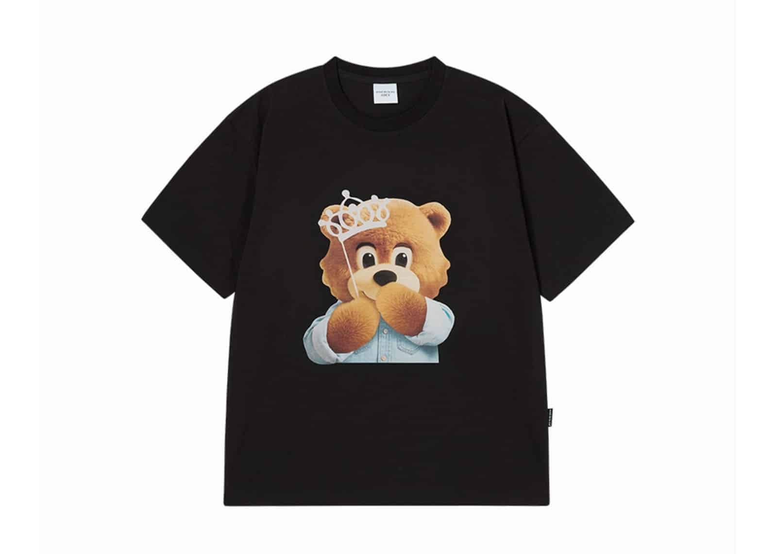 ACME DE LA VIE (ADLV) ADLV AC Bear Baby Face Tiara Tee Black