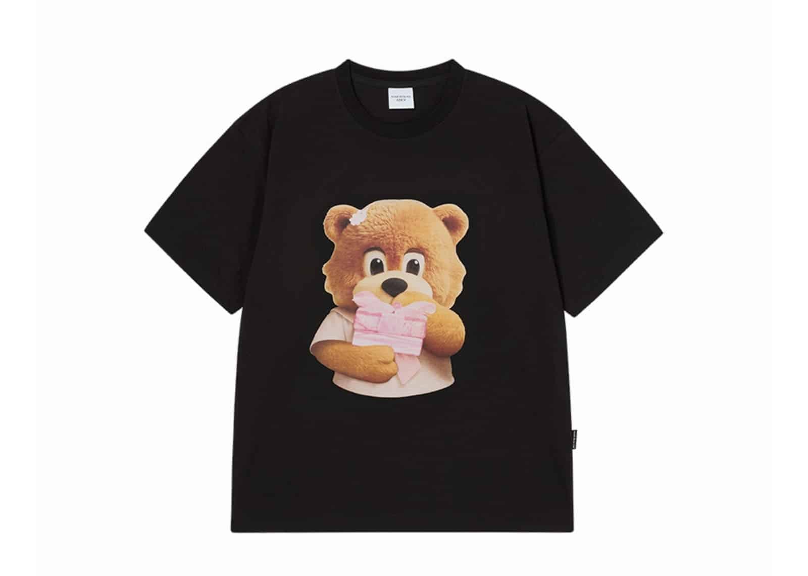 ACME DE LA VIE (ADLV) ADLV AC Bear Baby Face Gift Tee Black