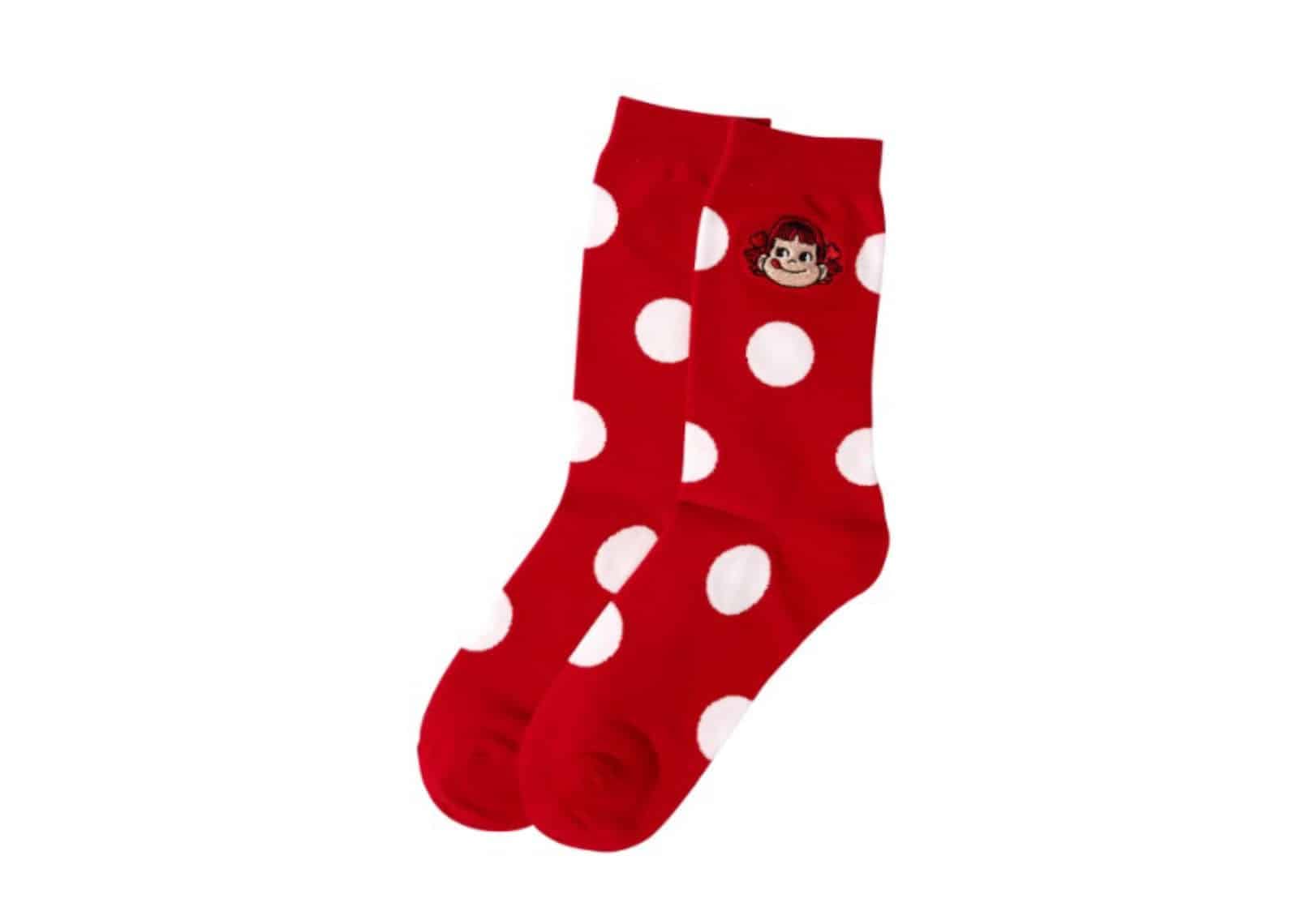 A Few Good Kids x Fujiya Peko Socks Red